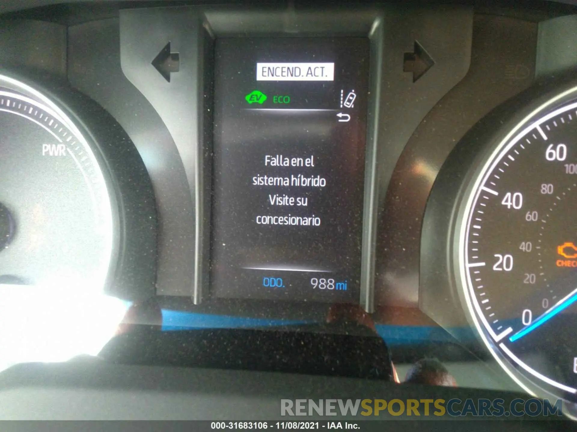 7 fotografías del automóvil dañado JTEAAAAH8MJ065668 TOYOTA VENZA 2021
