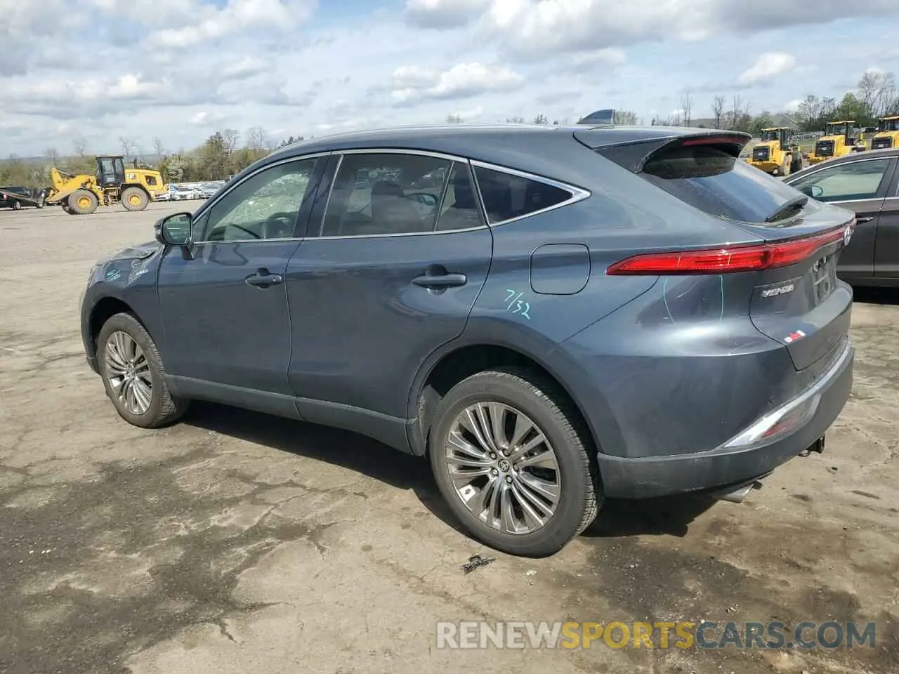 2 fotografías del automóvil dañado JTEAAAAH8MJ066190 TOYOTA VENZA 2021