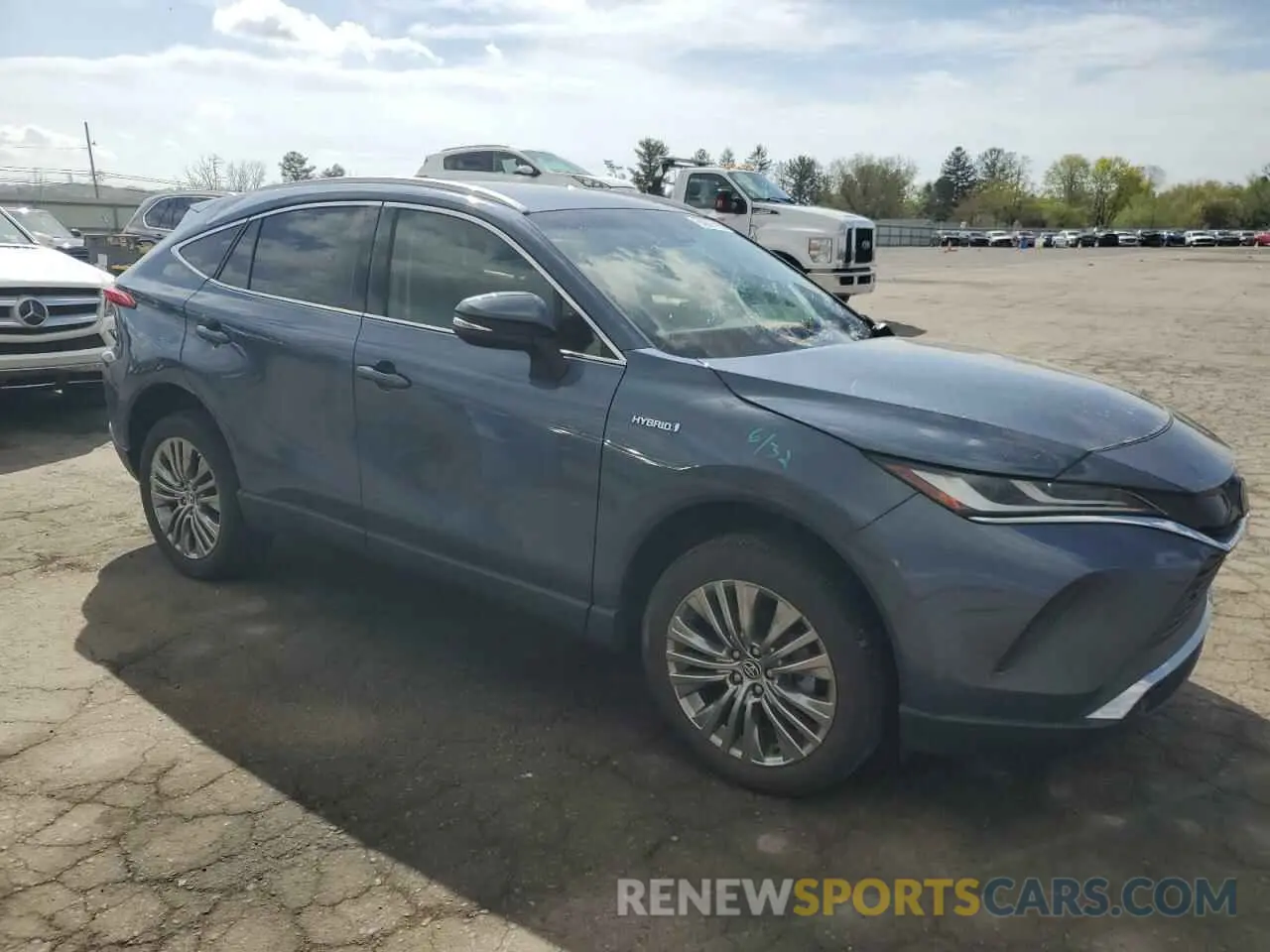 4 fotografías del automóvil dañado JTEAAAAH8MJ066190 TOYOTA VENZA 2021