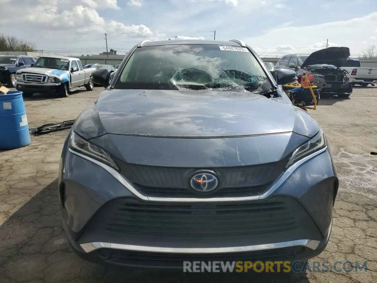 5 fotografías del automóvil dañado JTEAAAAH8MJ066190 TOYOTA VENZA 2021
