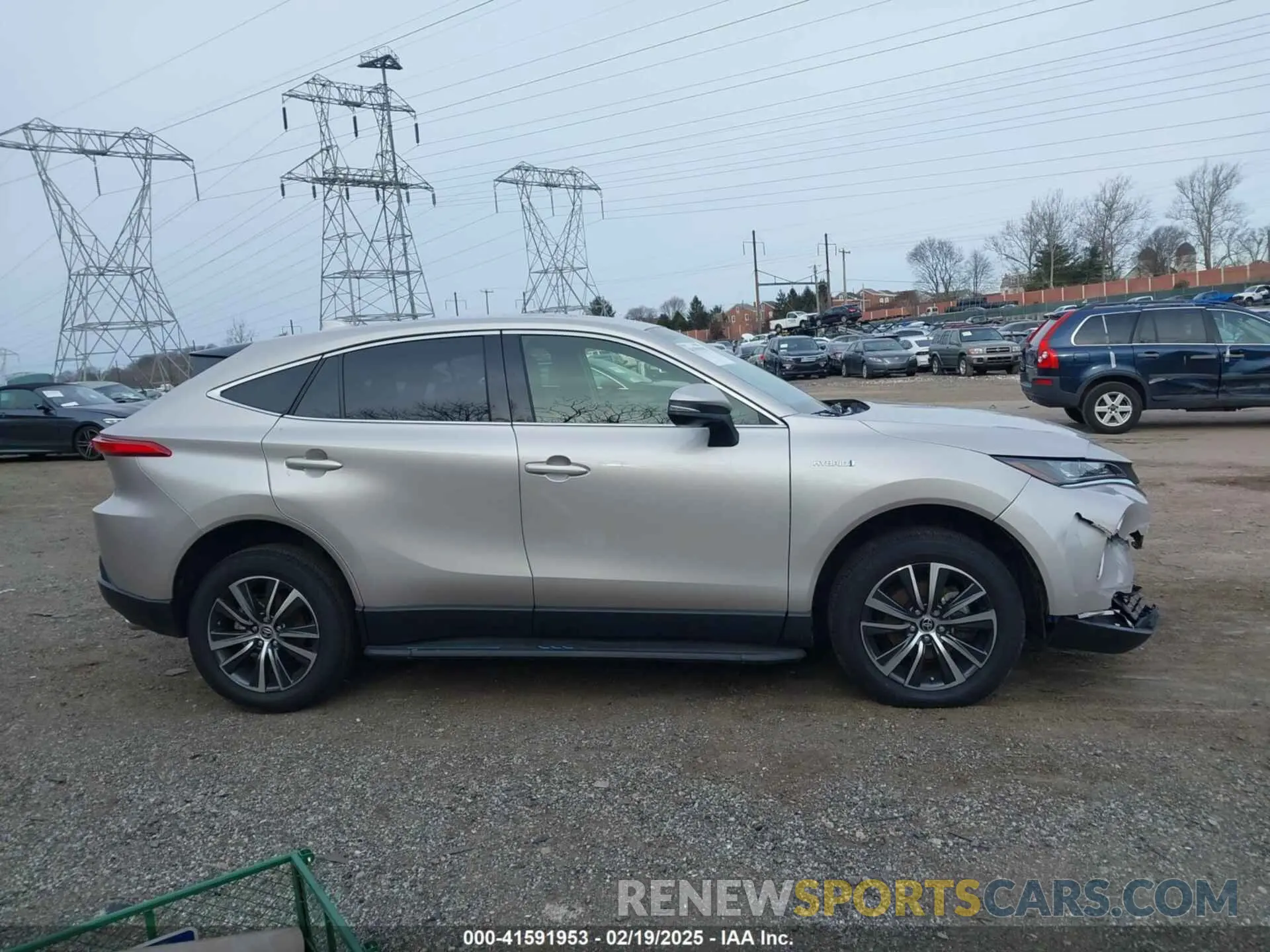 13 fotografías del automóvil dañado JTEAAAAH8MJ076007 TOYOTA VENZA 2021