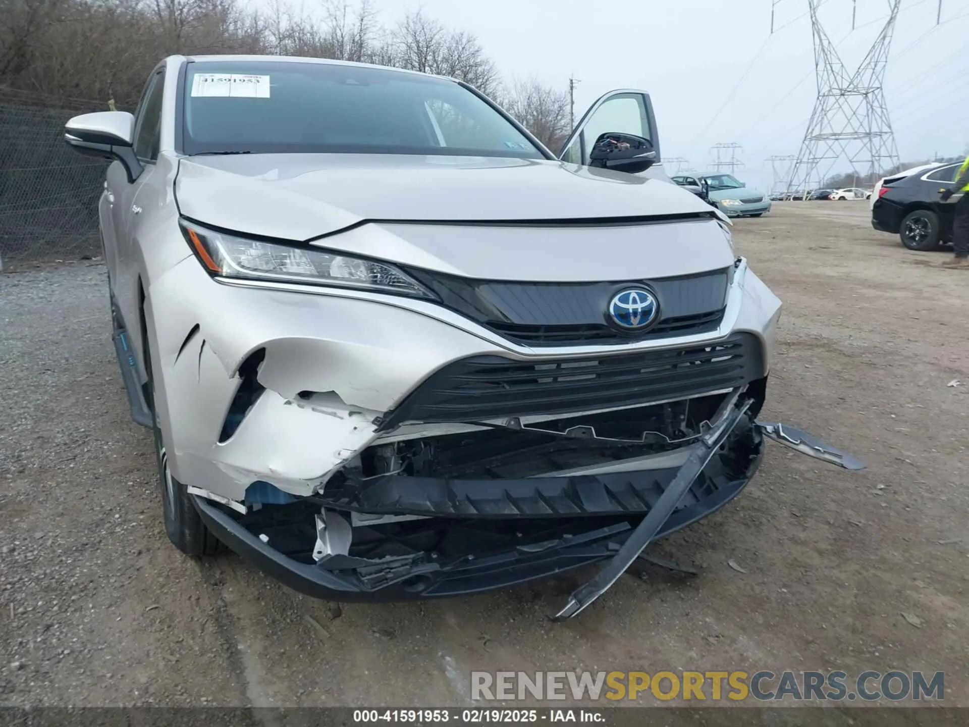 17 fotografías del automóvil dañado JTEAAAAH8MJ076007 TOYOTA VENZA 2021