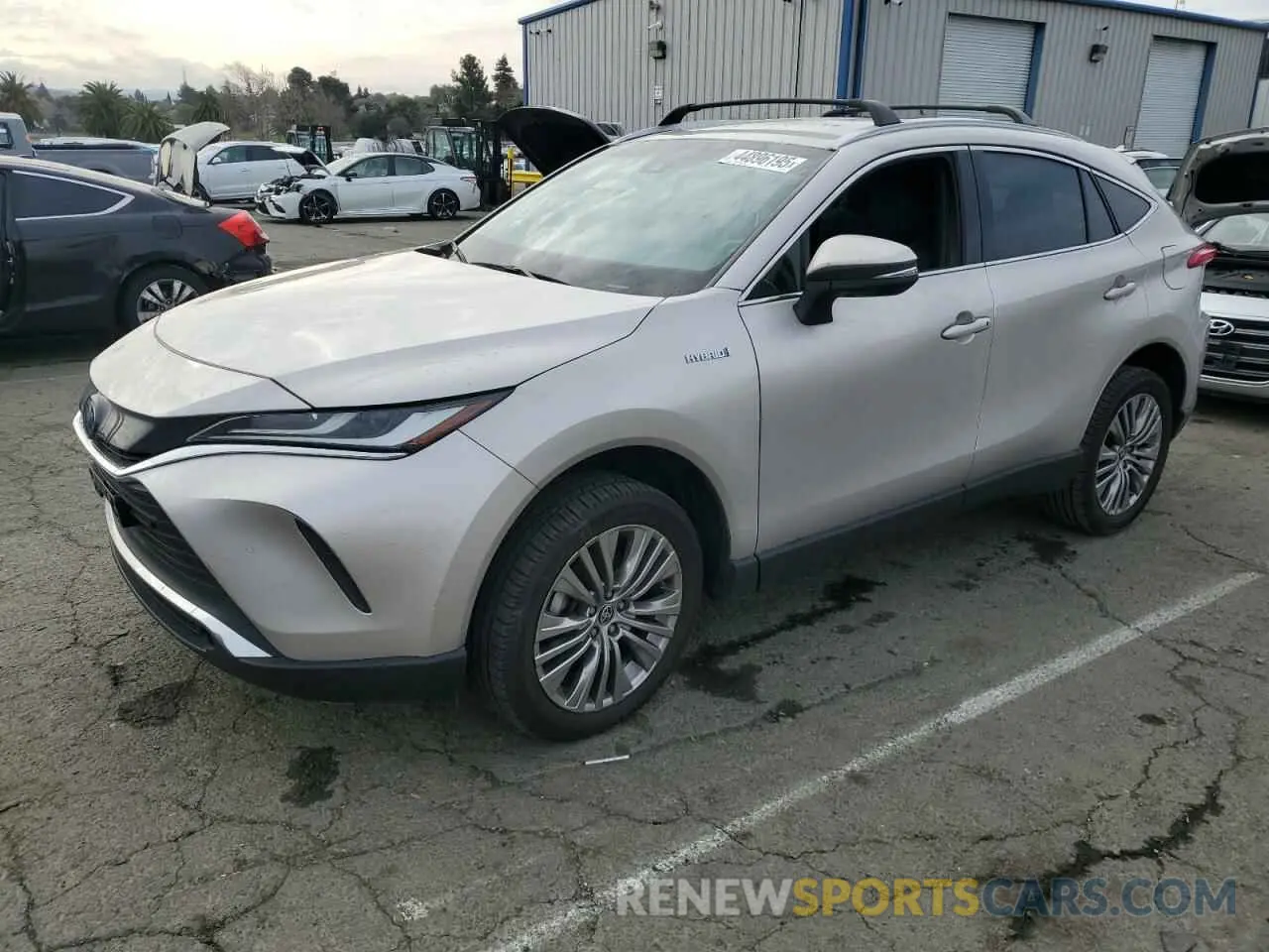 1 fotografías del automóvil dañado JTEAAAAH8MJ077643 TOYOTA VENZA 2021