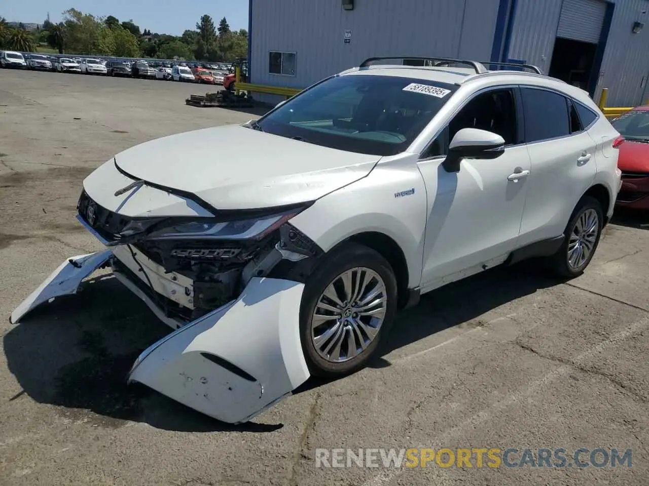1 fotografías del automóvil dañado JTEAAAAH8MJ083815 TOYOTA VENZA 2021