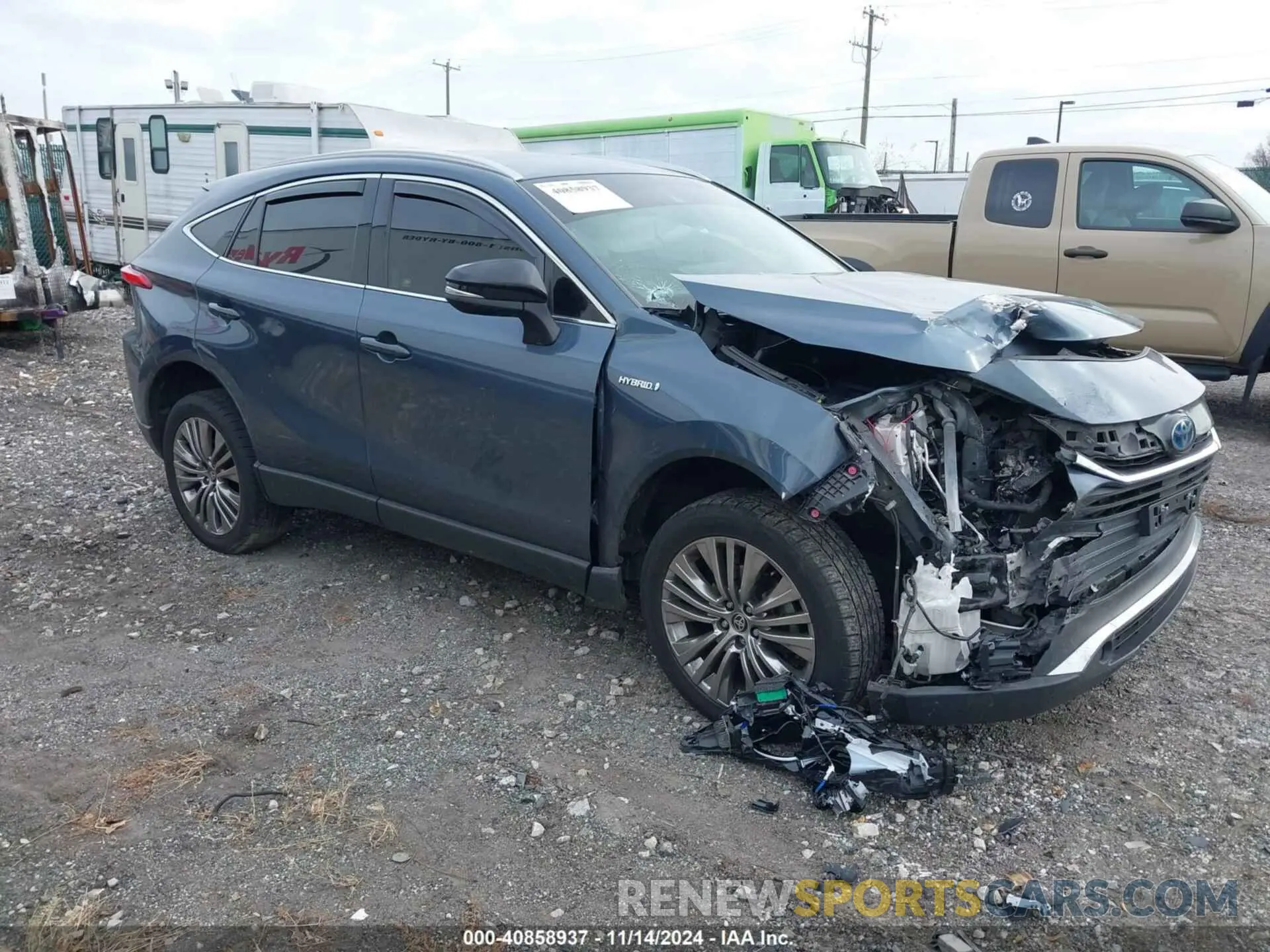 1 fotografías del automóvil dañado JTEAAAAH8MJ086682 TOYOTA VENZA 2021