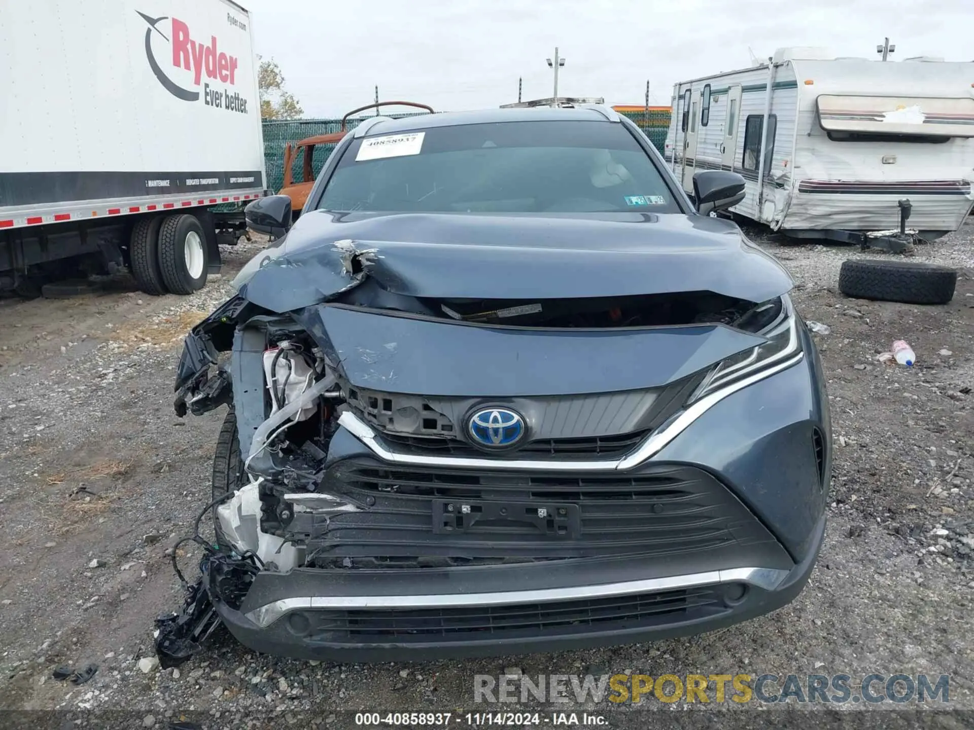 11 fotografías del automóvil dañado JTEAAAAH8MJ086682 TOYOTA VENZA 2021