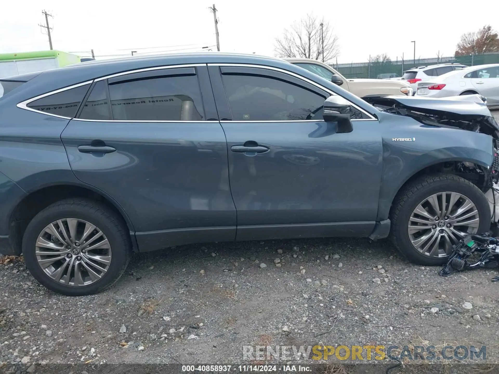 12 fotografías del automóvil dañado JTEAAAAH8MJ086682 TOYOTA VENZA 2021