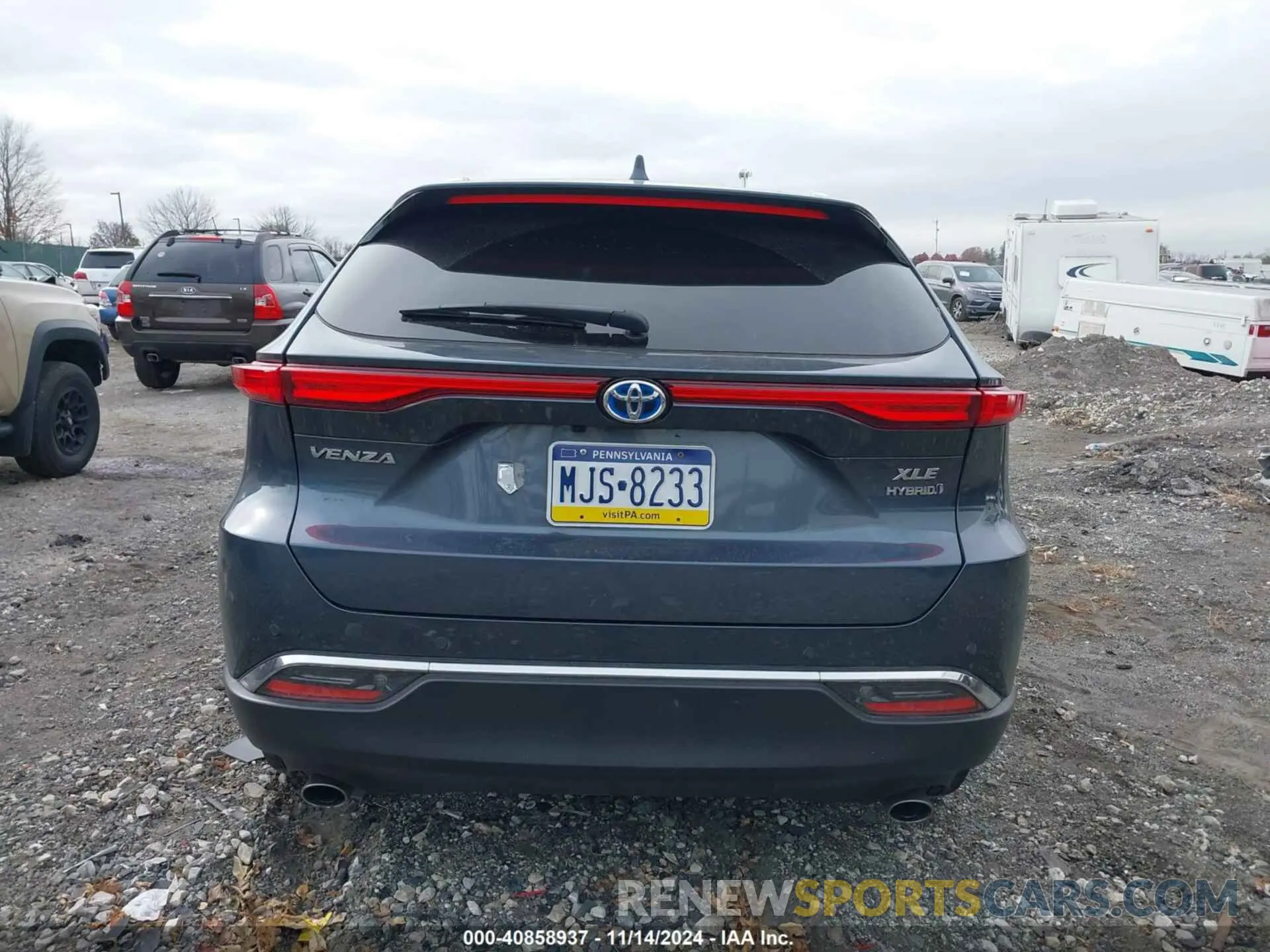 15 fotografías del automóvil dañado JTEAAAAH8MJ086682 TOYOTA VENZA 2021