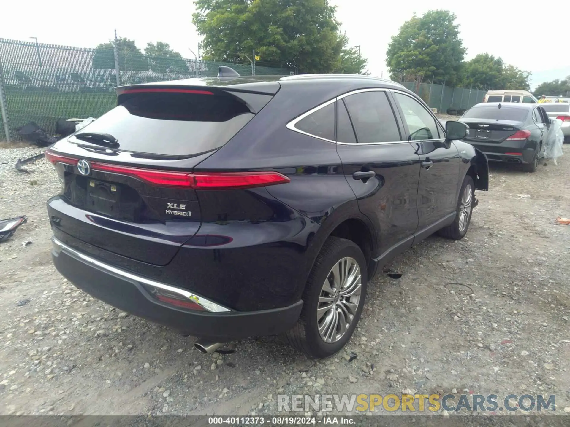 4 fotografías del automóvil dañado JTEAAAAH9MJ006256 TOYOTA VENZA 2021