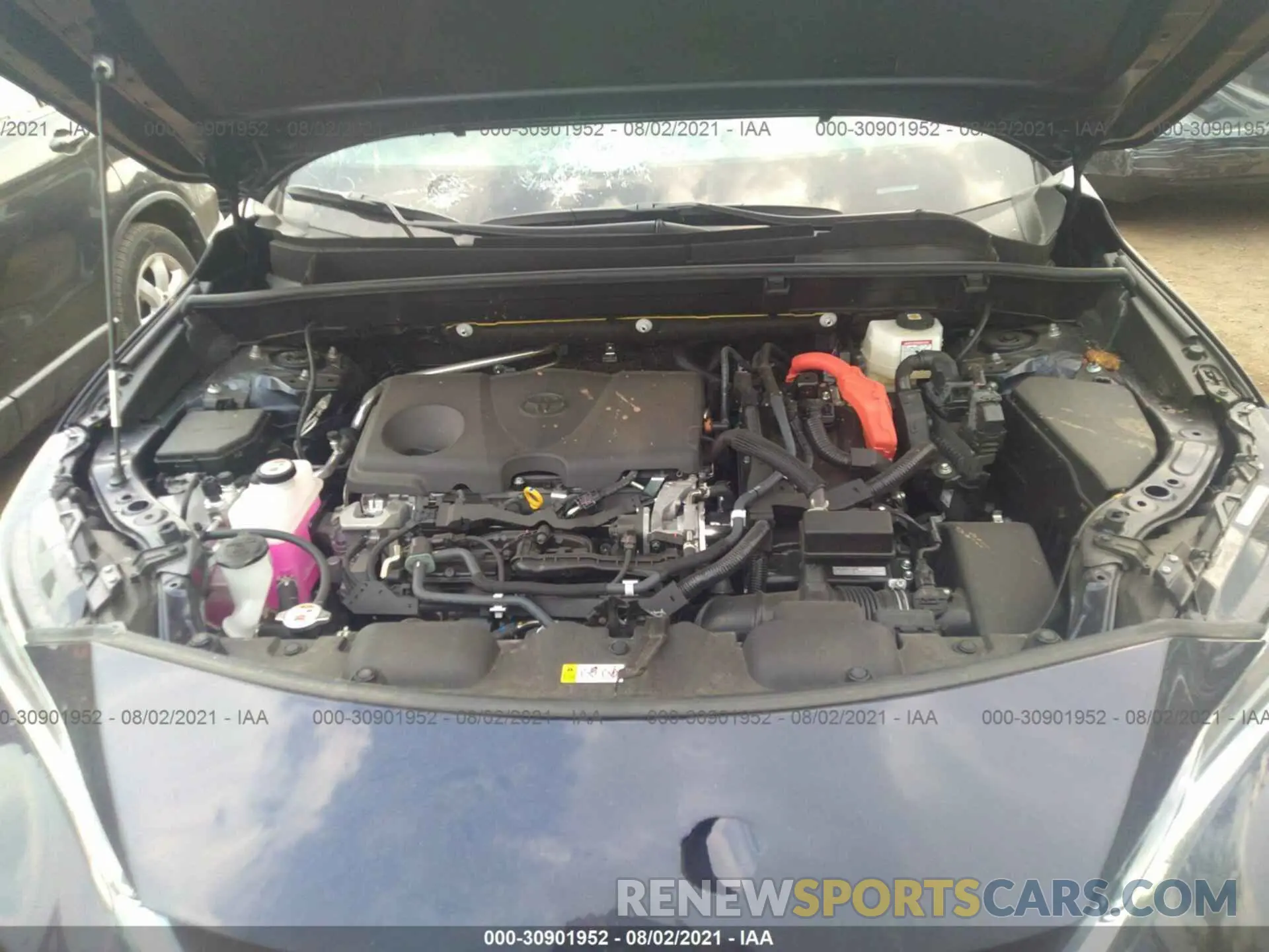 10 fotografías del automóvil dañado JTEAAAAH9MJ008959 TOYOTA VENZA 2021