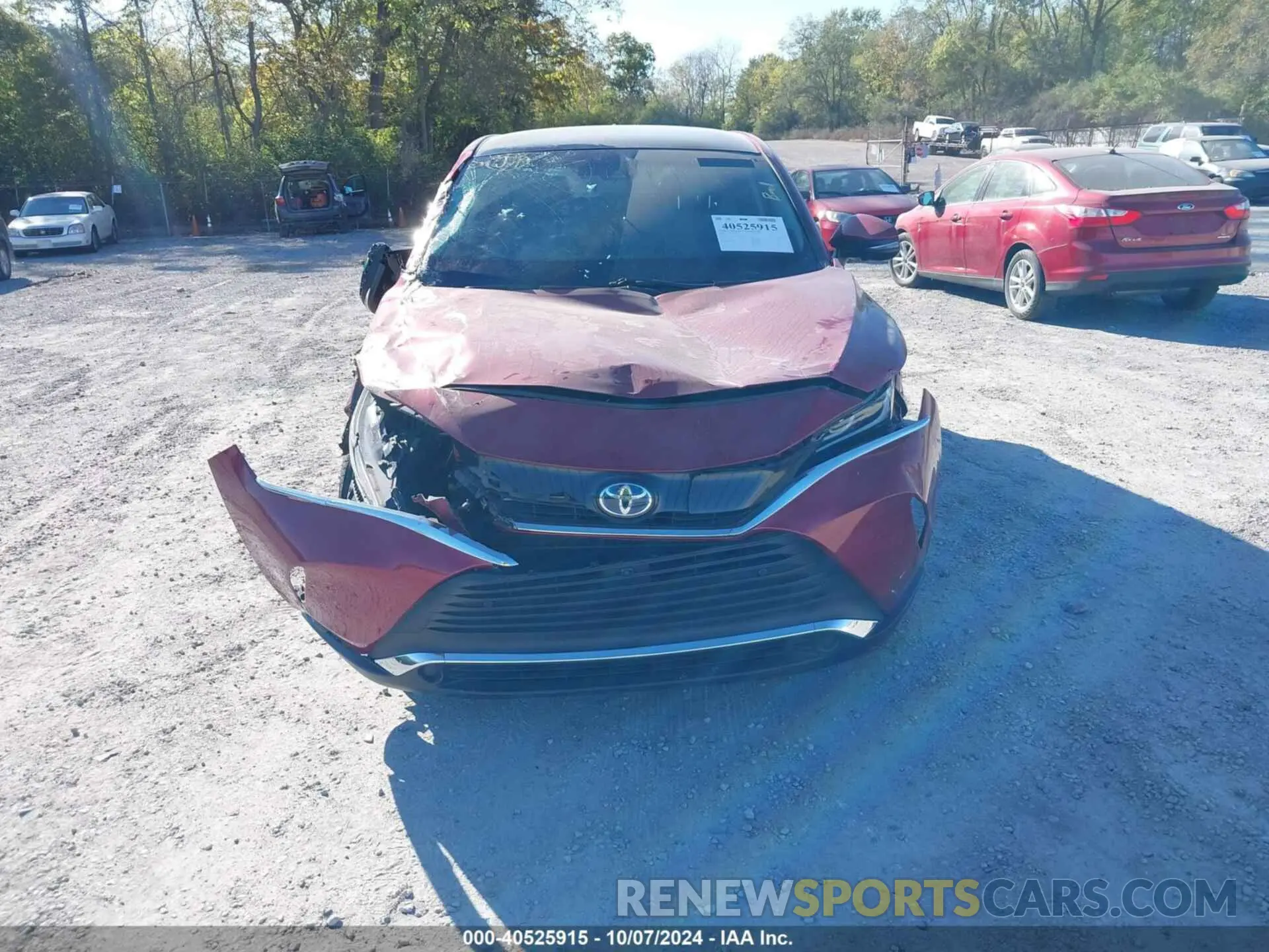 12 fotografías del automóvil dañado JTEAAAAH9MJ019492 TOYOTA VENZA 2021