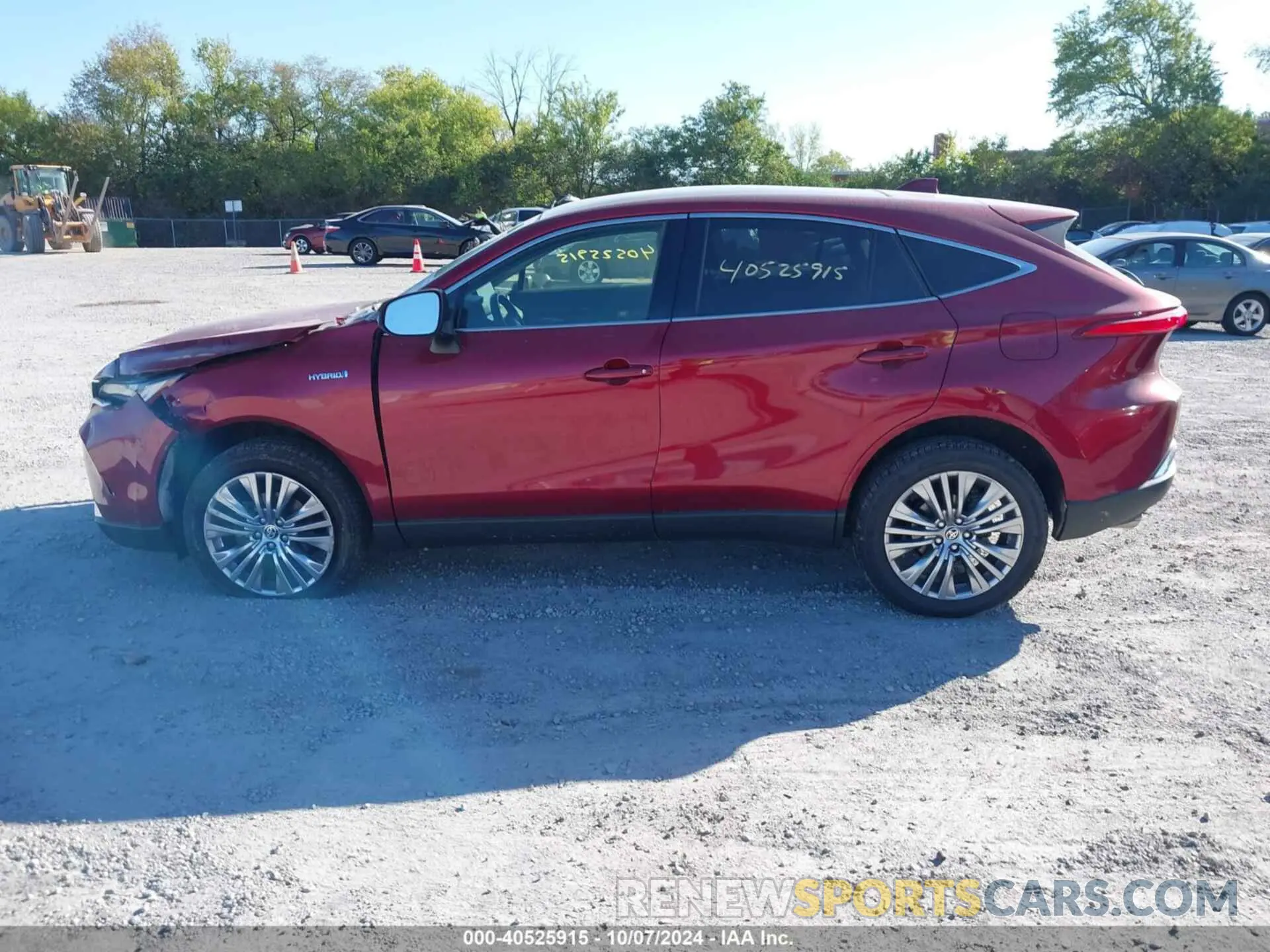 14 fotografías del automóvil dañado JTEAAAAH9MJ019492 TOYOTA VENZA 2021