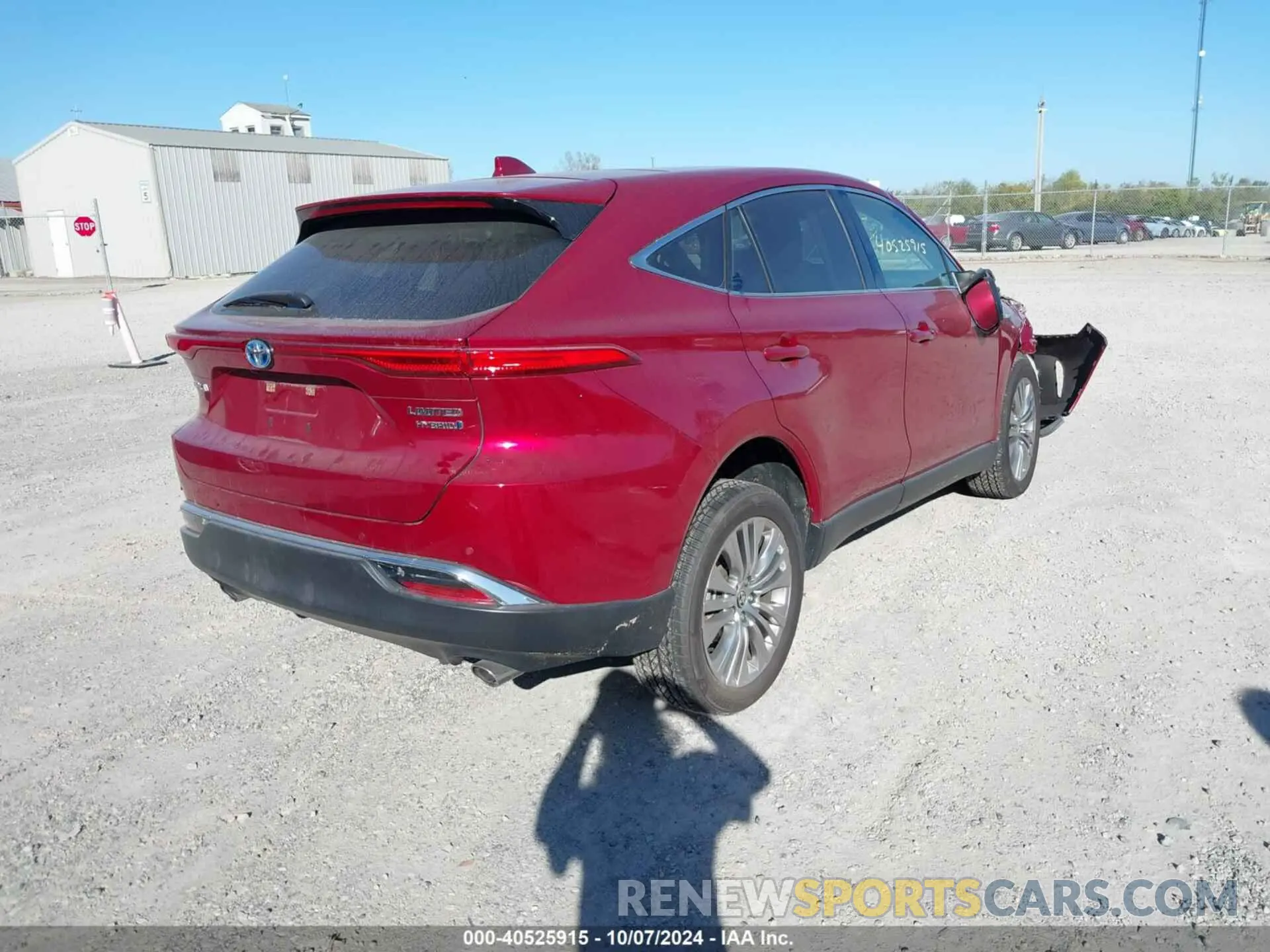 4 fotografías del automóvil dañado JTEAAAAH9MJ019492 TOYOTA VENZA 2021
