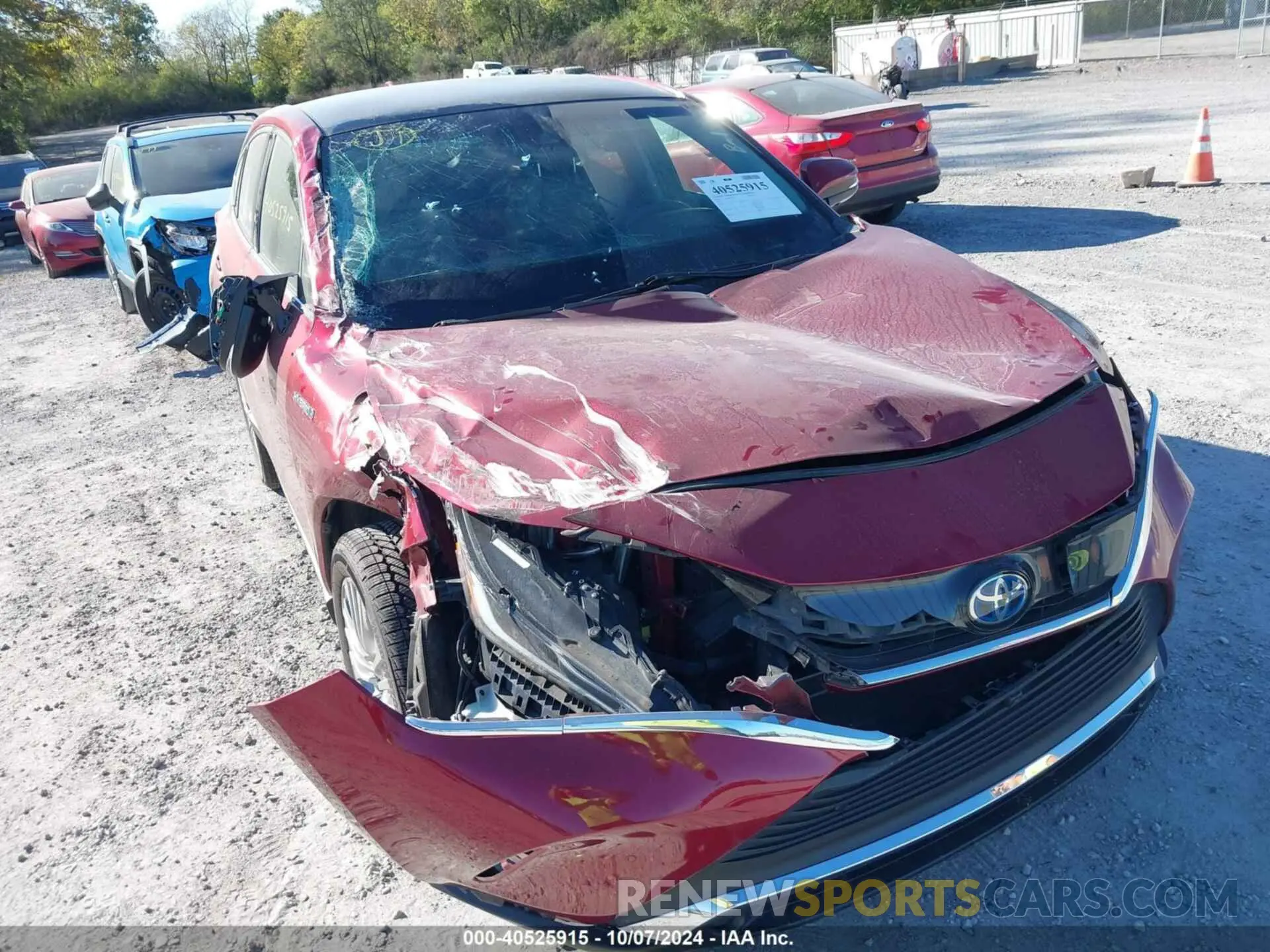 6 fotografías del automóvil dañado JTEAAAAH9MJ019492 TOYOTA VENZA 2021