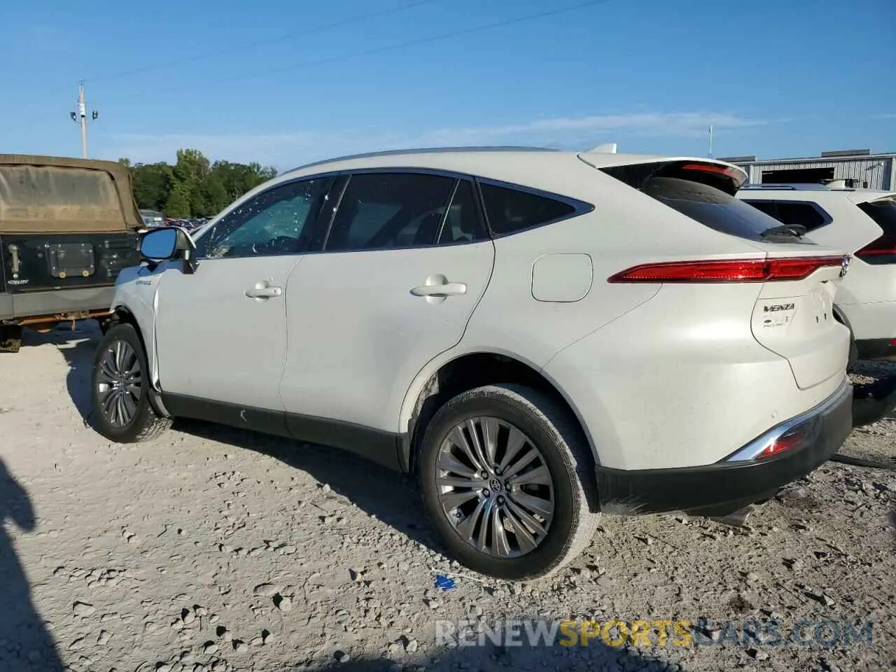 2 fotografías del automóvil dañado JTEAAAAH9MJ024630 TOYOTA VENZA 2021