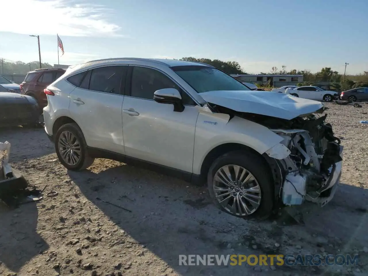 4 fotografías del automóvil dañado JTEAAAAH9MJ024630 TOYOTA VENZA 2021