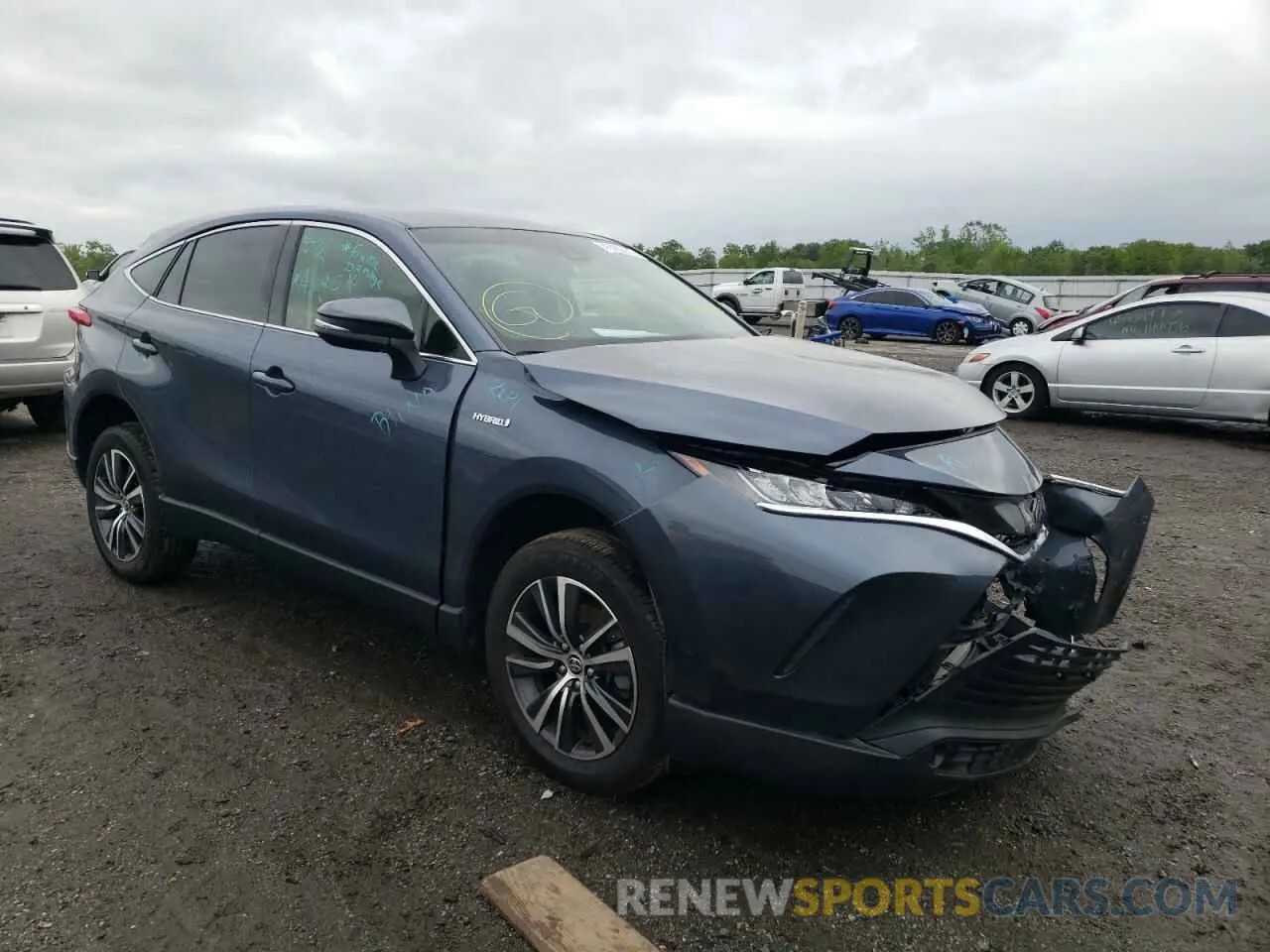 1 fotografías del automóvil dañado JTEAAAAH9MJ034381 TOYOTA VENZA 2021
