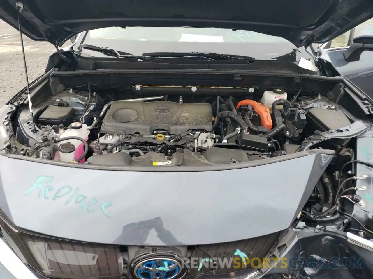 7 fotografías del automóvil dañado JTEAAAAH9MJ034381 TOYOTA VENZA 2021