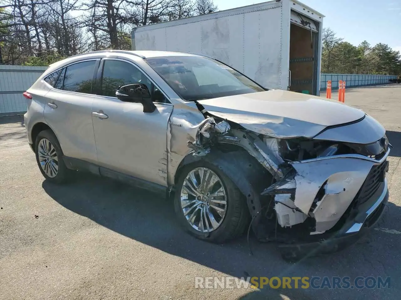 4 fotografías del automóvil dañado JTEAAAAH9MJ046501 TOYOTA VENZA 2021