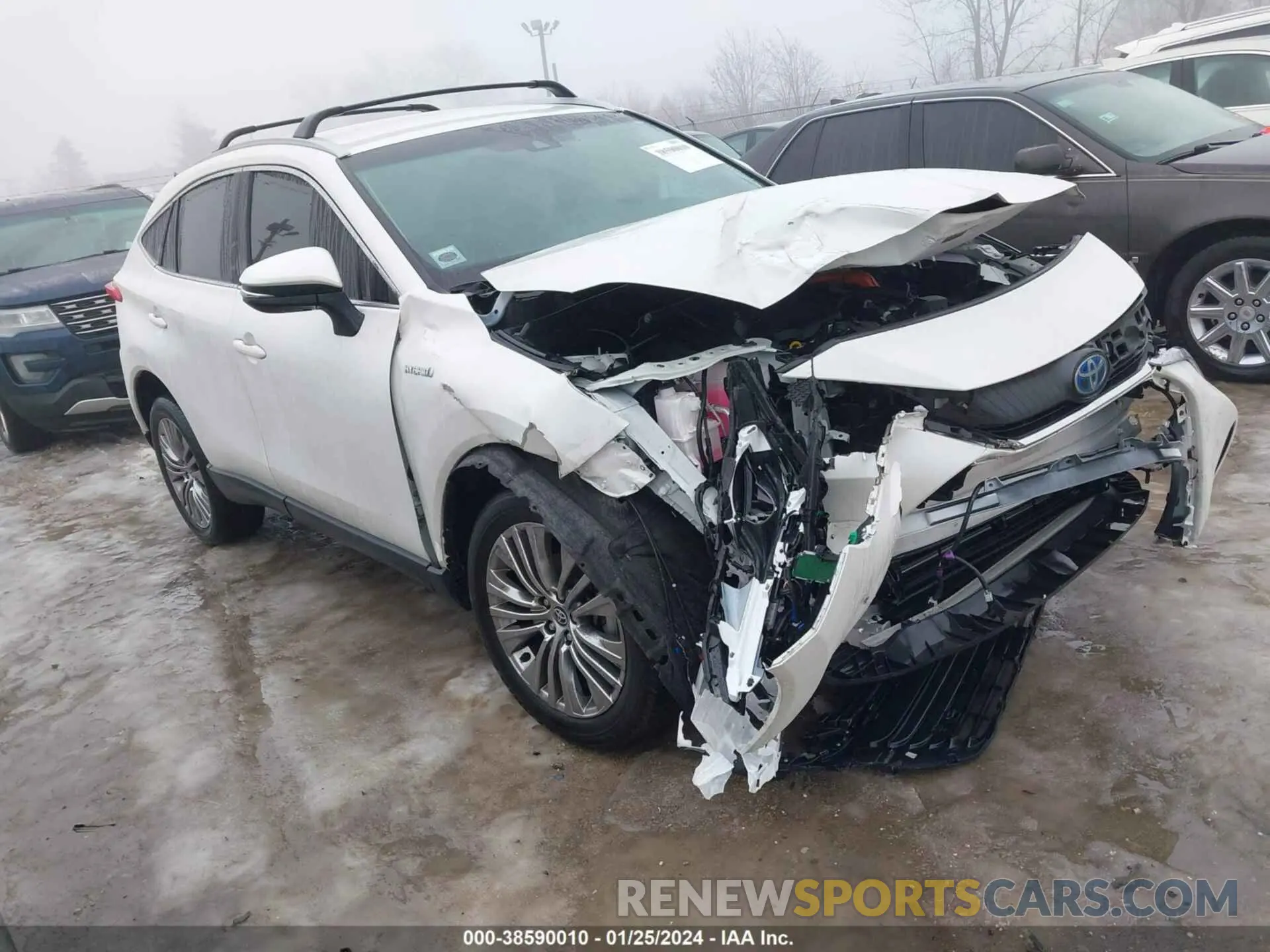 1 fotografías del automóvil dañado JTEAAAAH9MJ050631 TOYOTA VENZA 2021