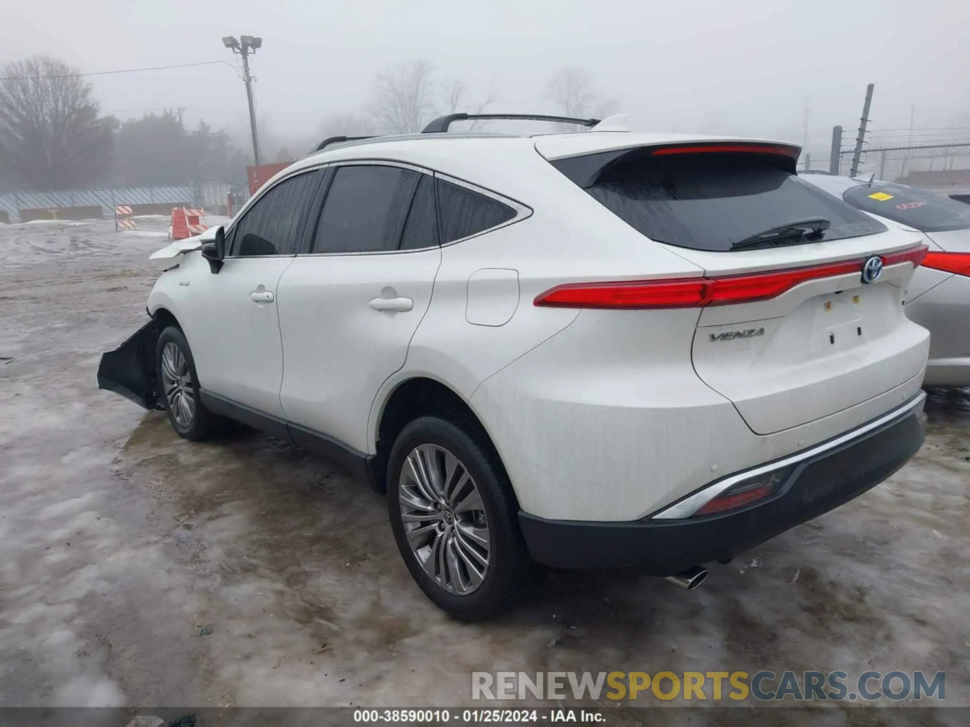 3 fotografías del automóvil dañado JTEAAAAH9MJ050631 TOYOTA VENZA 2021