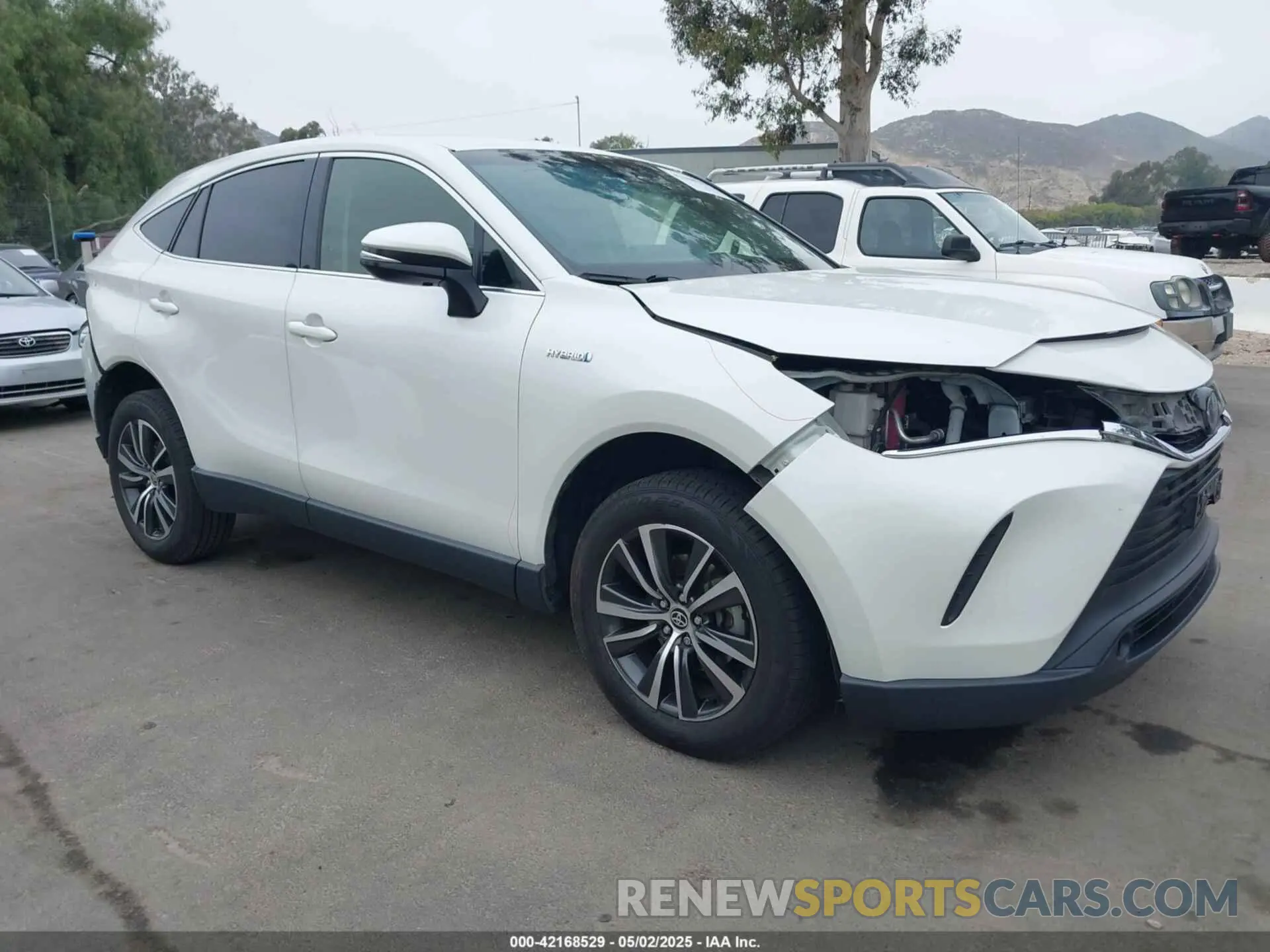 1 fotografías del automóvil dañado JTEAAAAH9MJ053383 TOYOTA VENZA 2021