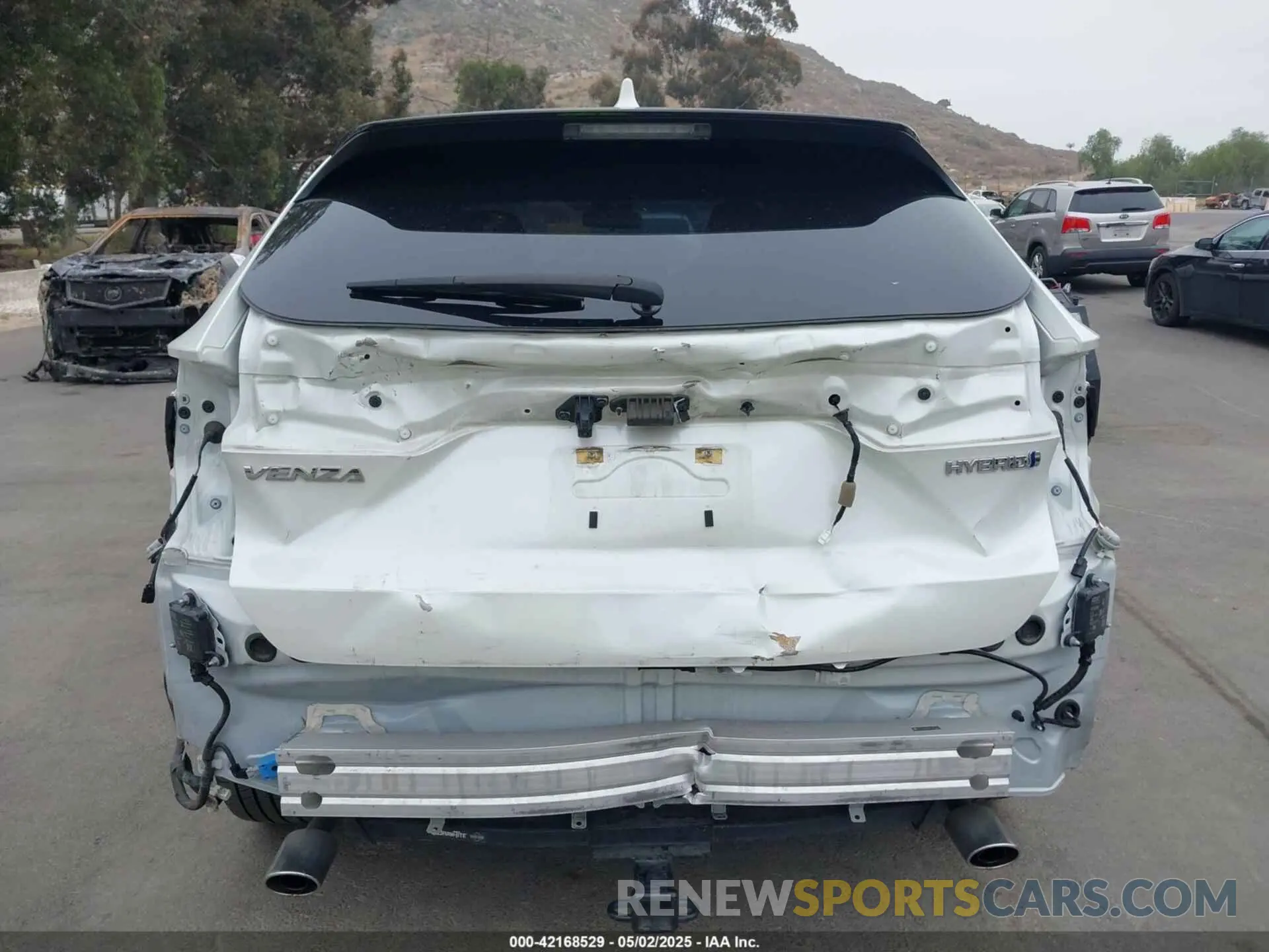17 fotografías del automóvil dañado JTEAAAAH9MJ053383 TOYOTA VENZA 2021