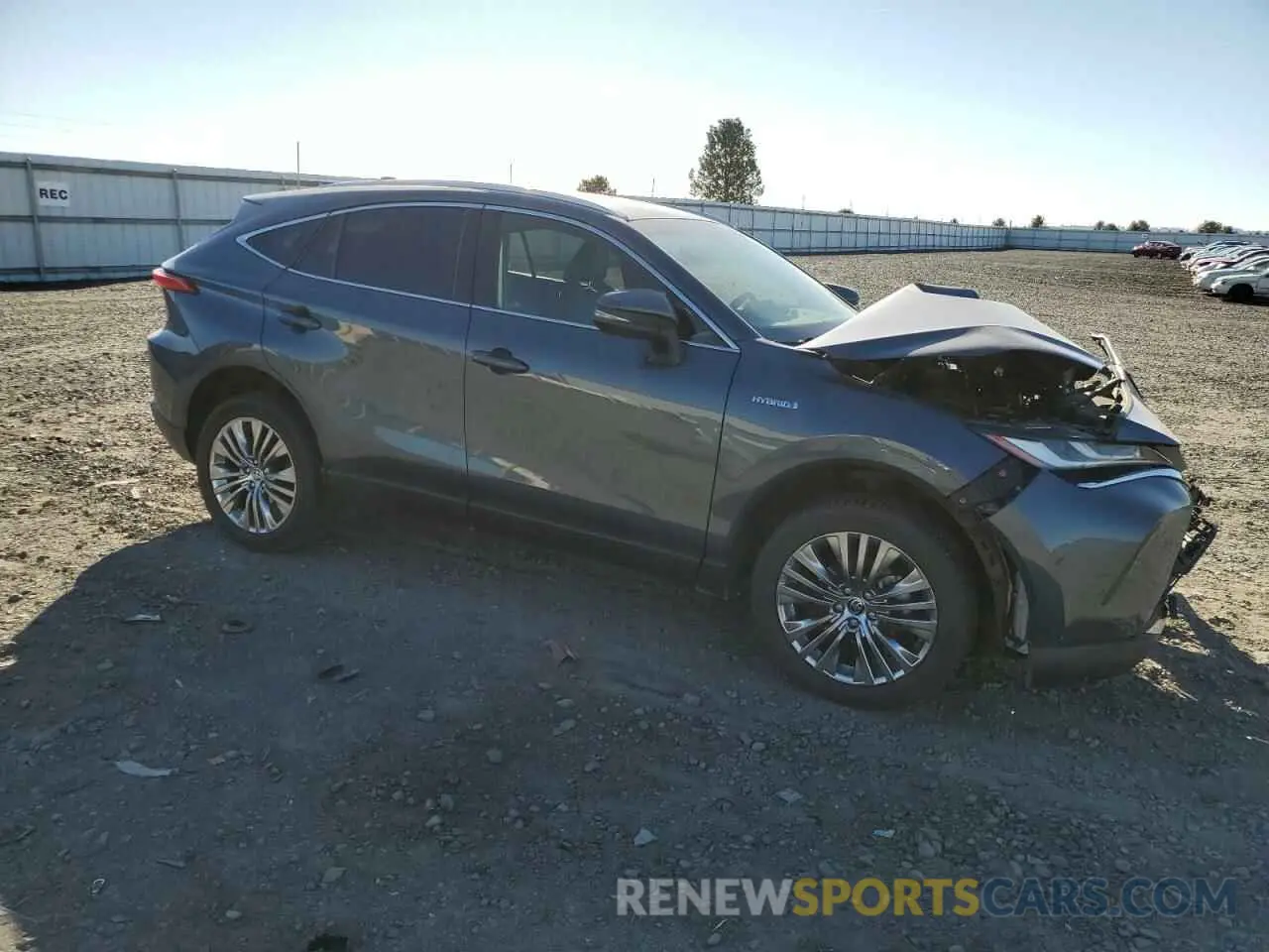 4 fotografías del automóvil dañado JTEAAAAH9MJ063637 TOYOTA VENZA 2021