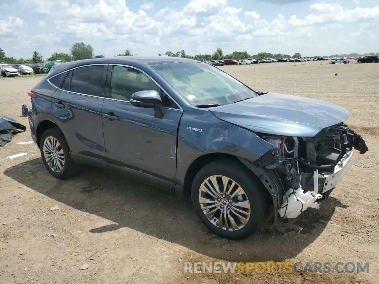 4 fotografías del automóvil dañado JTEAAAAH9MJ067896 TOYOTA VENZA 2021