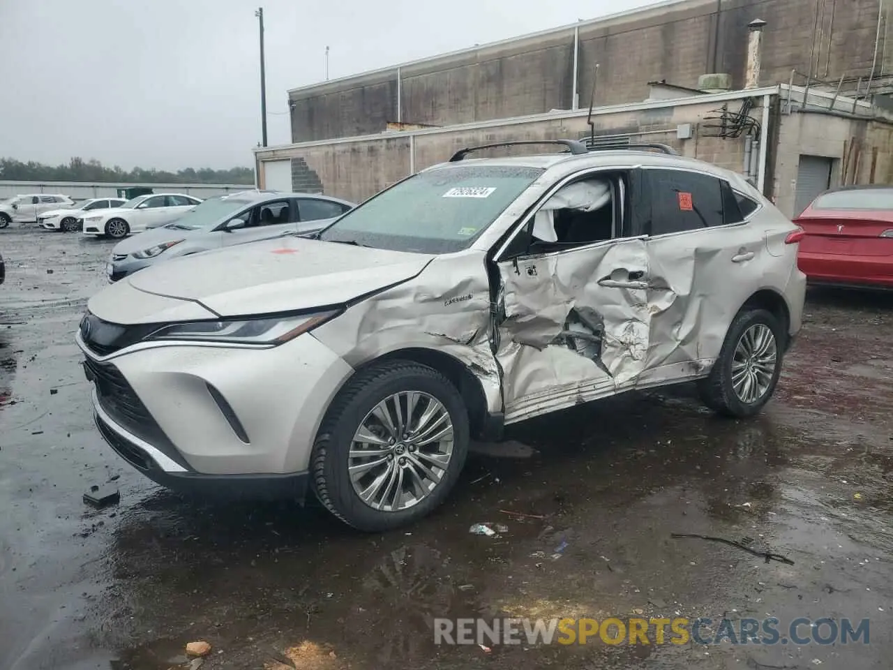 1 fotografías del automóvil dañado JTEAAAAH9MJ083340 TOYOTA VENZA 2021