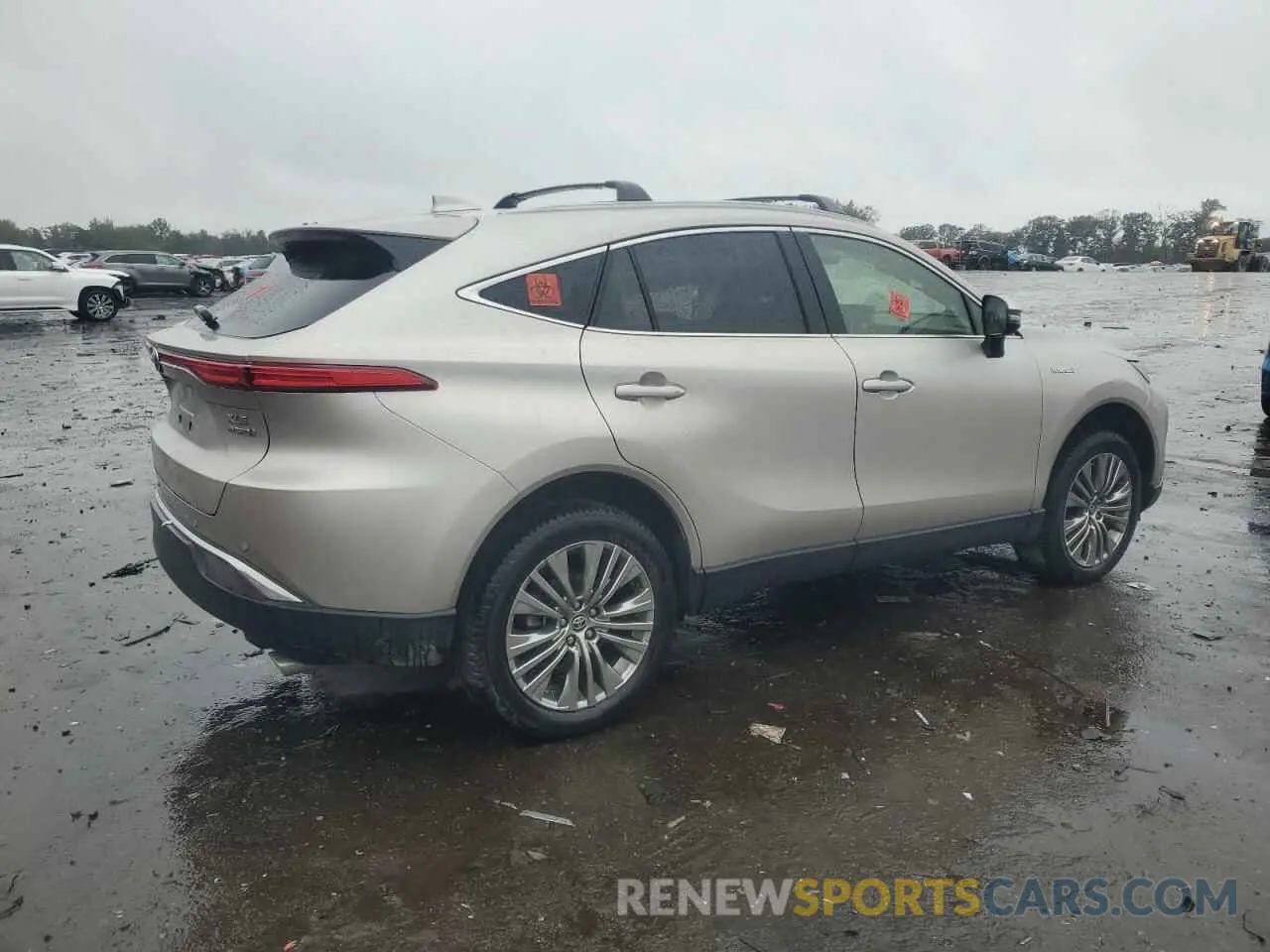 3 fotografías del automóvil dañado JTEAAAAH9MJ083340 TOYOTA VENZA 2021