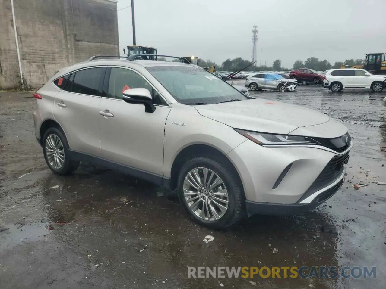 4 fotografías del automóvil dañado JTEAAAAH9MJ083340 TOYOTA VENZA 2021