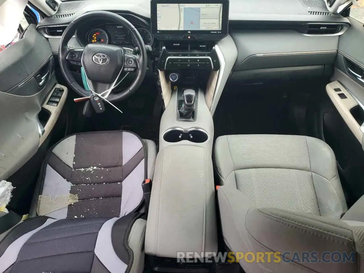 8 fotografías del automóvil dañado JTEAAAAH9MJ083340 TOYOTA VENZA 2021