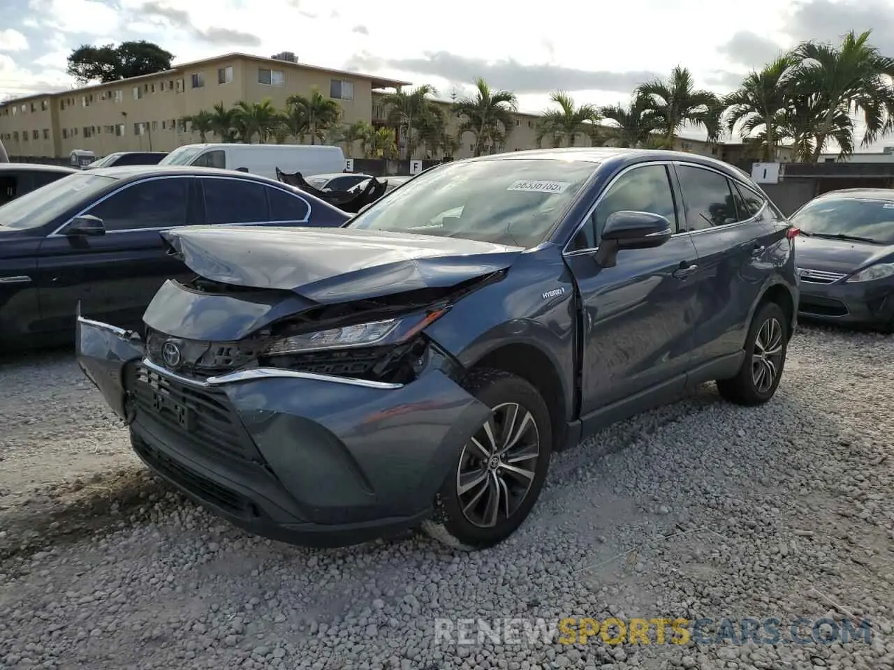 1 fotografías del automóvil dañado JTEAAAAHXMJ003110 TOYOTA VENZA 2021