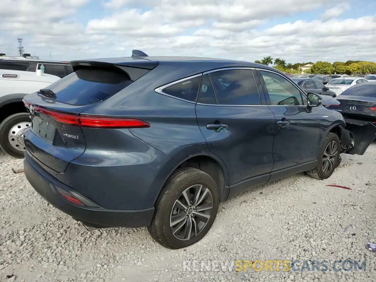 3 fotografías del automóvil dañado JTEAAAAHXMJ003110 TOYOTA VENZA 2021