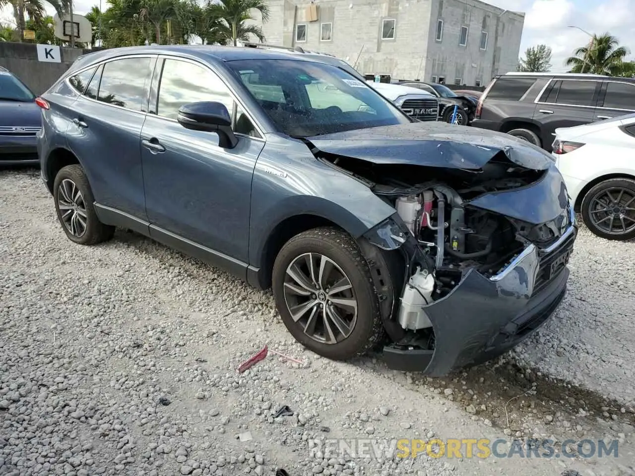 4 fotografías del automóvil dañado JTEAAAAHXMJ003110 TOYOTA VENZA 2021
