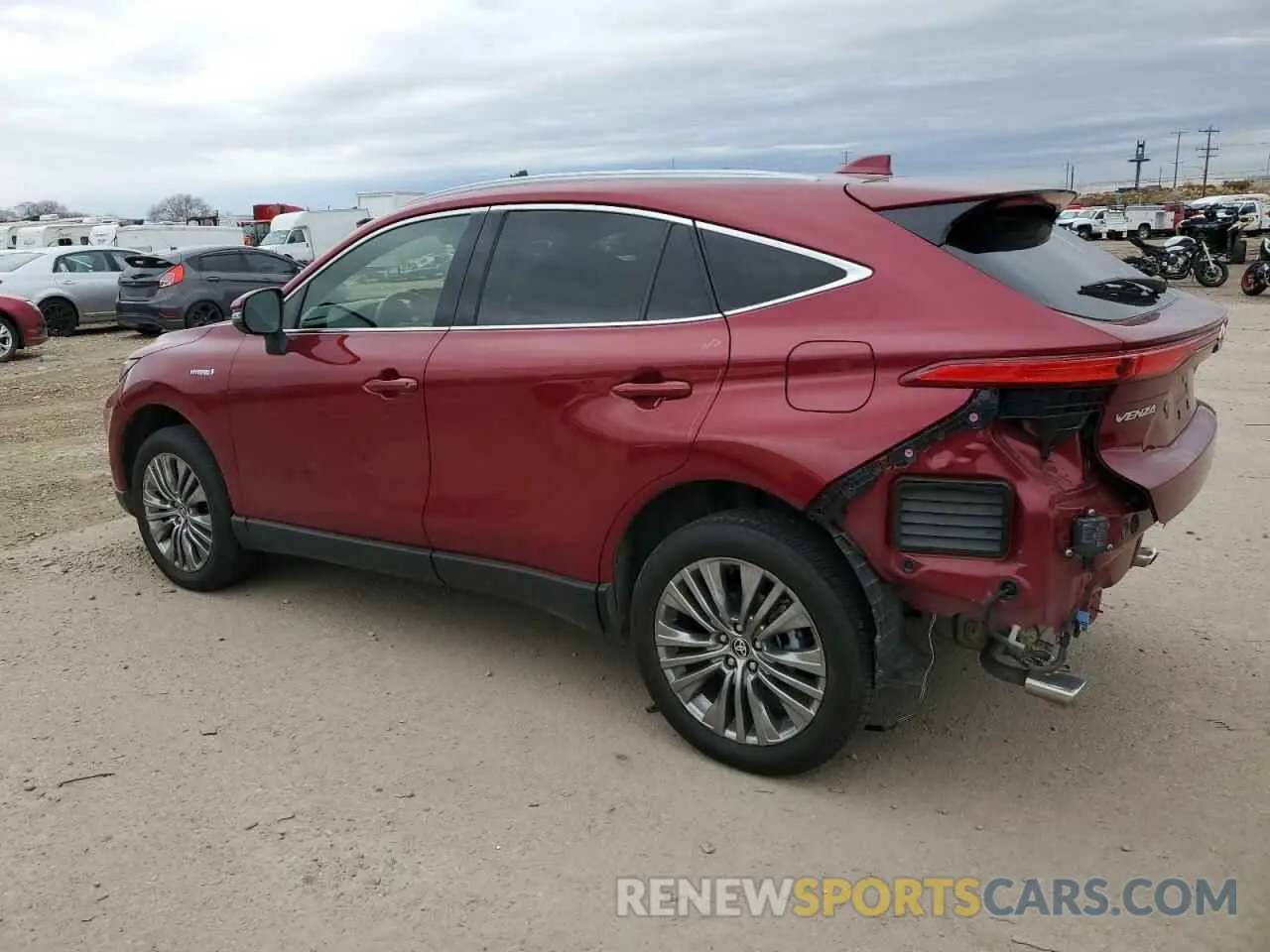 2 fotografías del automóvil dañado JTEAAAAHXMJ018268 TOYOTA VENZA 2021