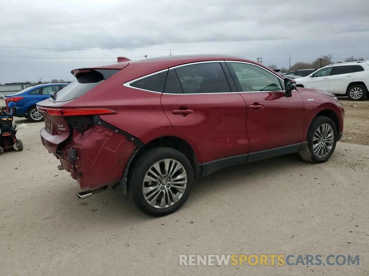 3 fotografías del automóvil dañado JTEAAAAHXMJ018268 TOYOTA VENZA 2021