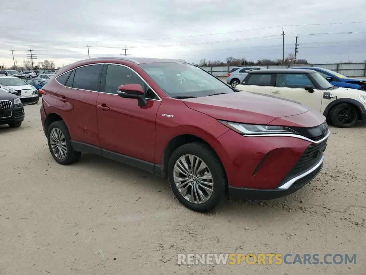 4 fotografías del automóvil dañado JTEAAAAHXMJ018268 TOYOTA VENZA 2021
