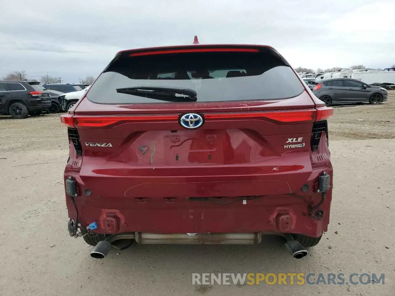 6 fotografías del automóvil dañado JTEAAAAHXMJ018268 TOYOTA VENZA 2021