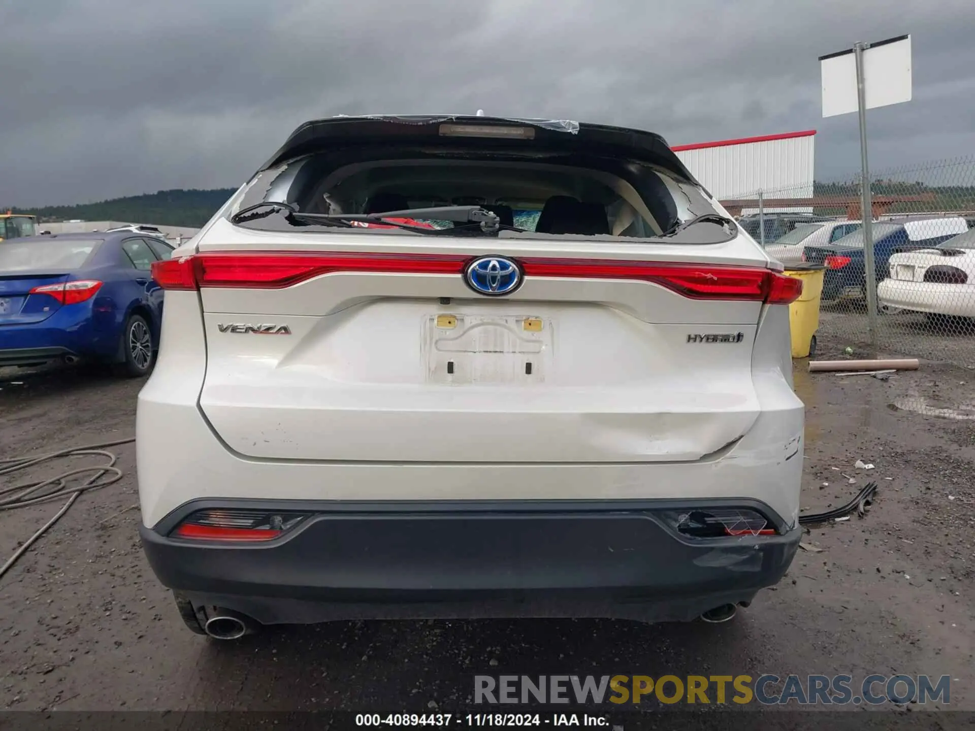 16 fotografías del automóvil dañado JTEAAAAHXMJ022496 TOYOTA VENZA 2021