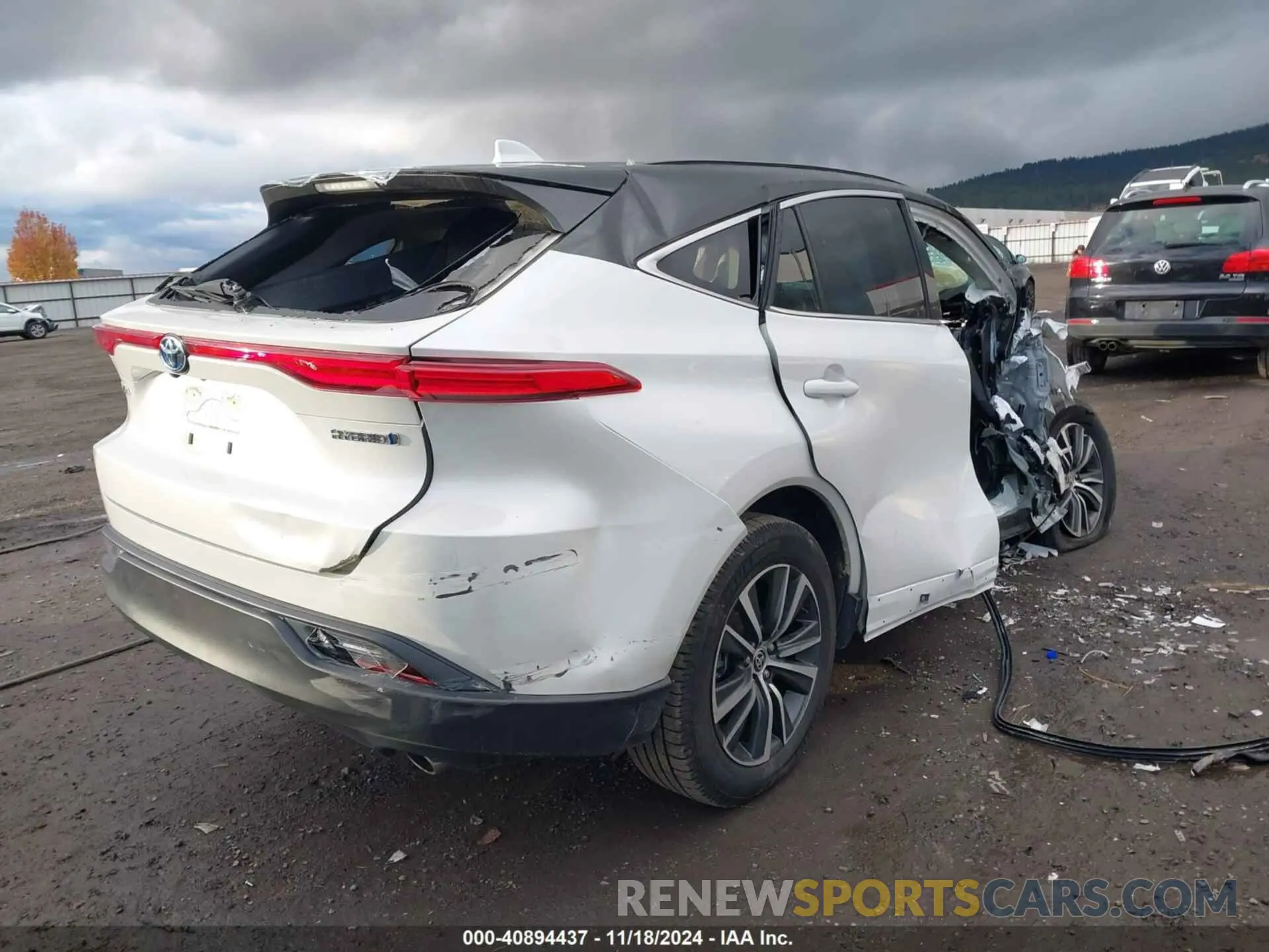 4 fotografías del automóvil dañado JTEAAAAHXMJ022496 TOYOTA VENZA 2021