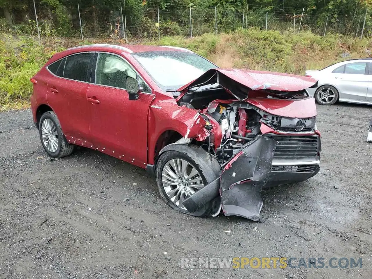 4 fotografías del automóvil dañado JTEAAAAHXMJ040108 TOYOTA VENZA 2021