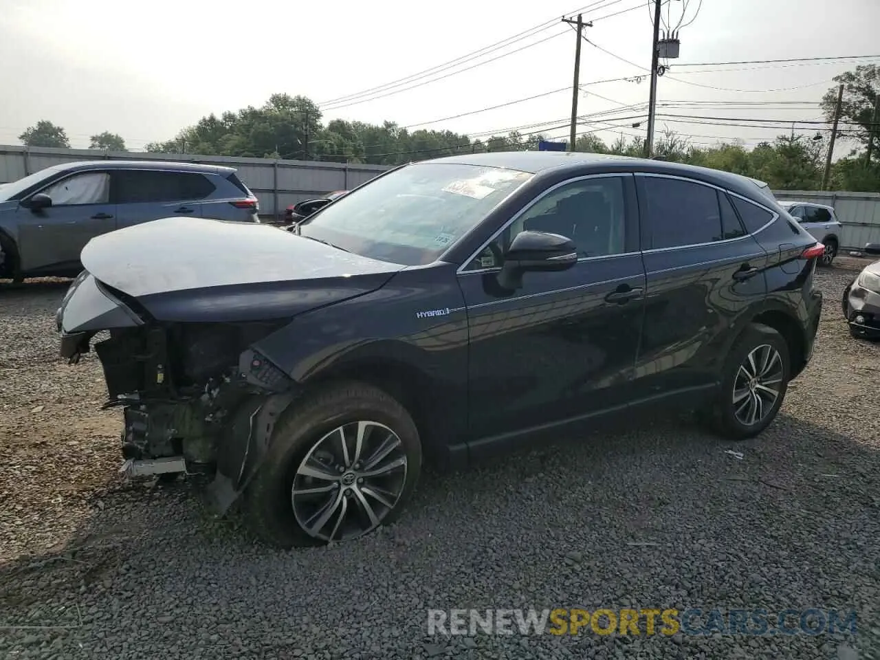 1 fotografías del automóvil dañado JTEAAAAHXMJ060827 TOYOTA VENZA 2021