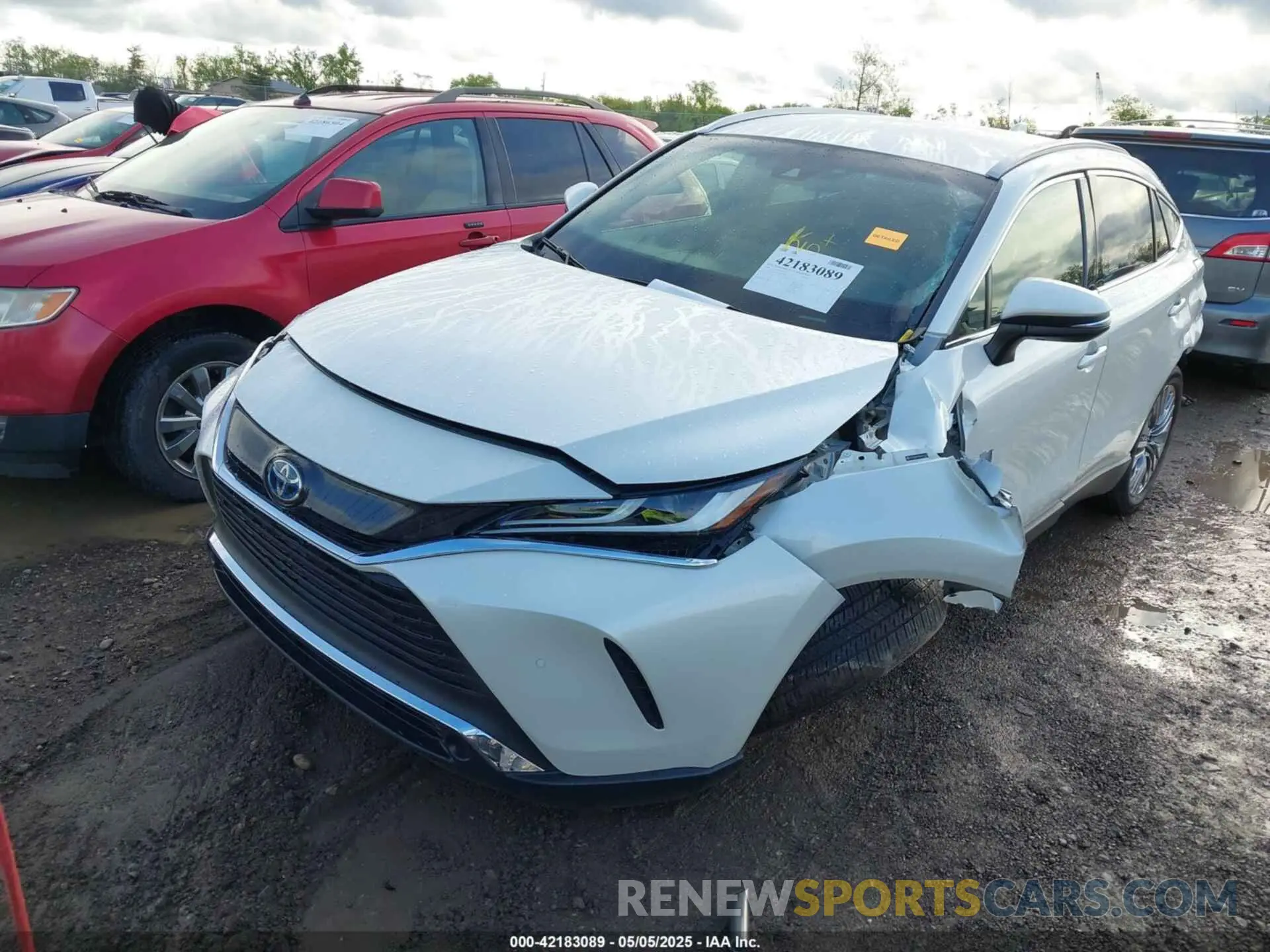 2 fotografías del automóvil dañado JTEAAAAHXMJ071410 TOYOTA VENZA 2021