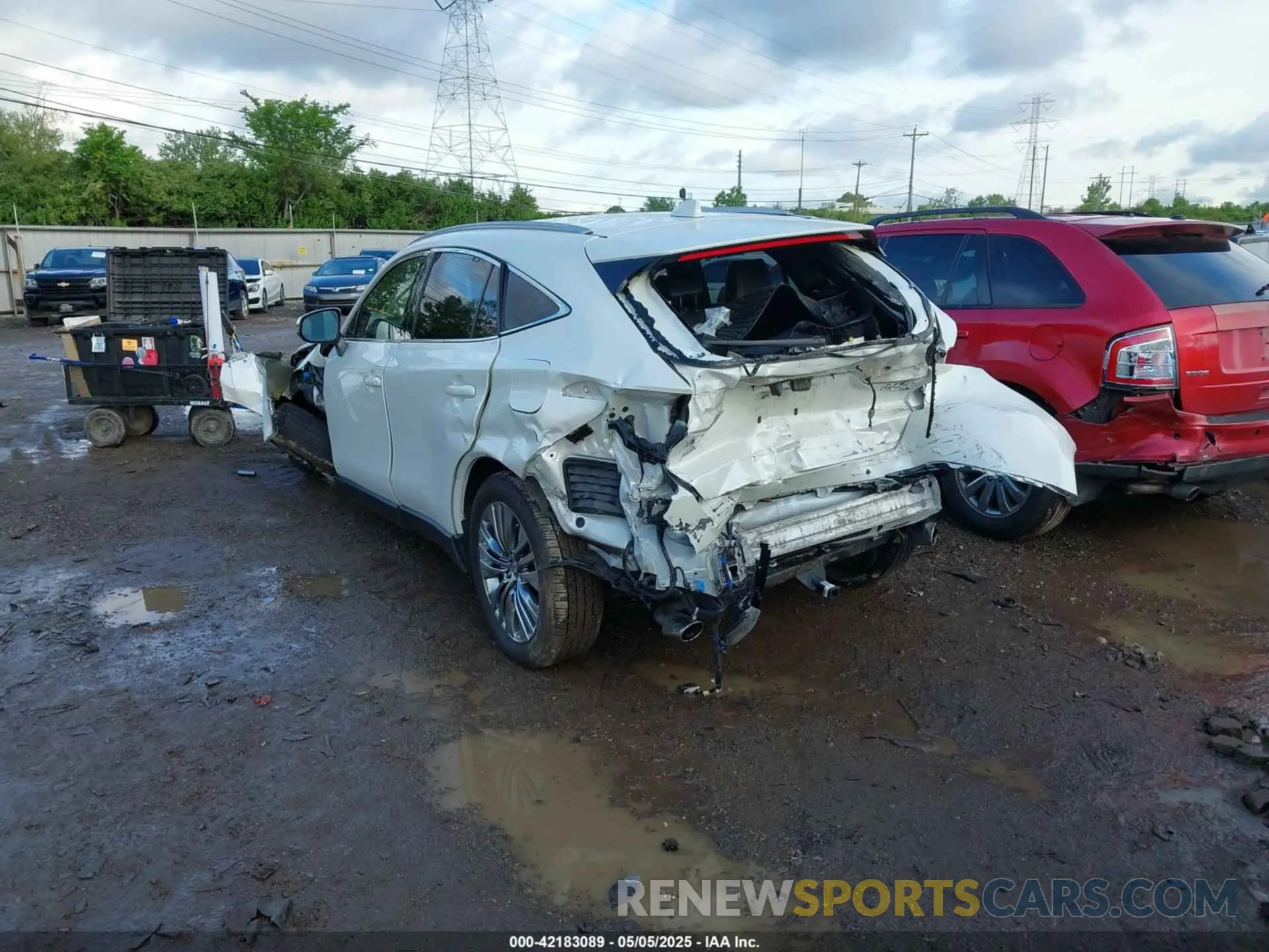 3 fotografías del automóvil dañado JTEAAAAHXMJ071410 TOYOTA VENZA 2021