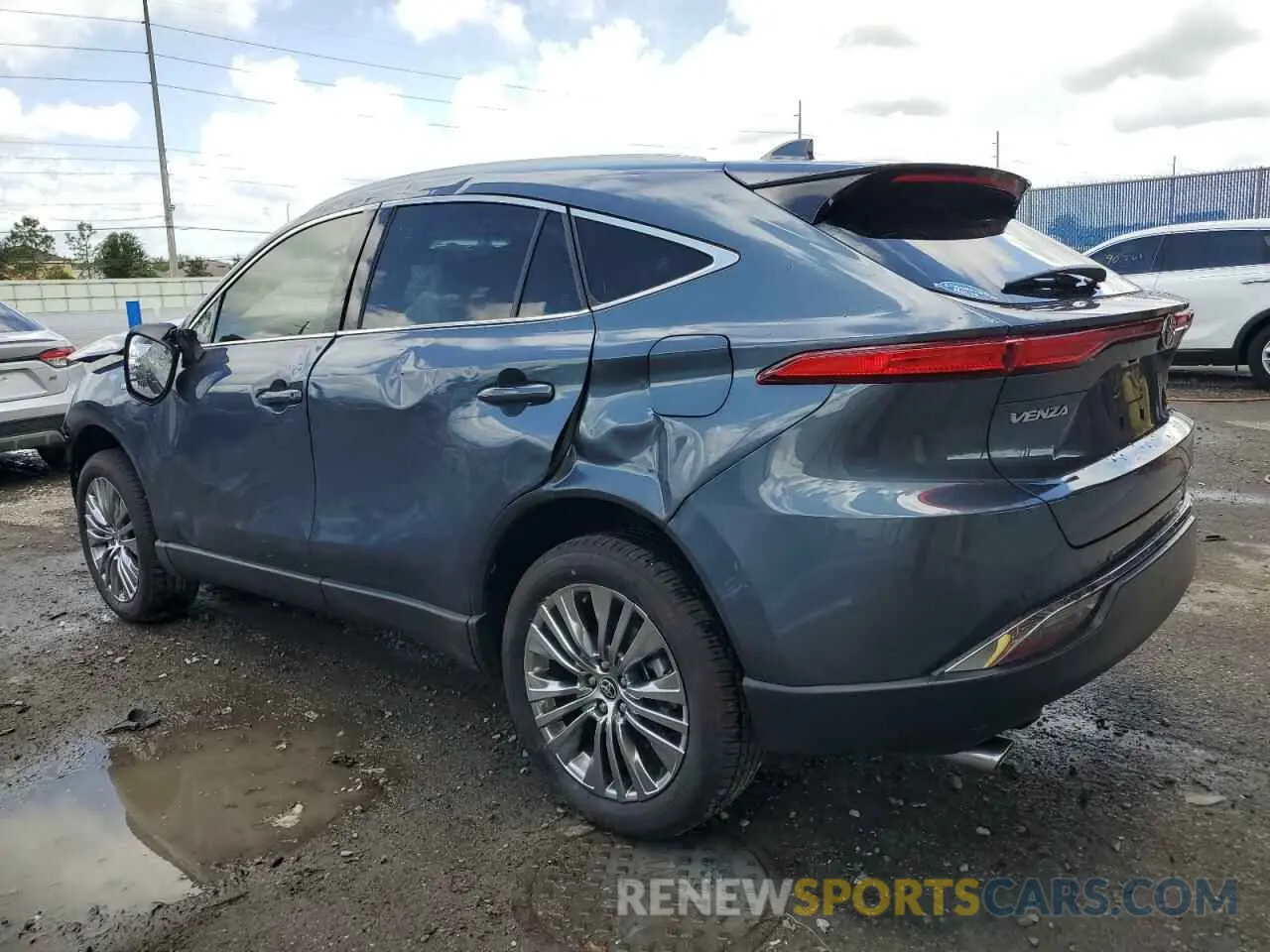 2 fotografías del automóvil dañado JTEAAAAHXMJ076381 TOYOTA VENZA 2021