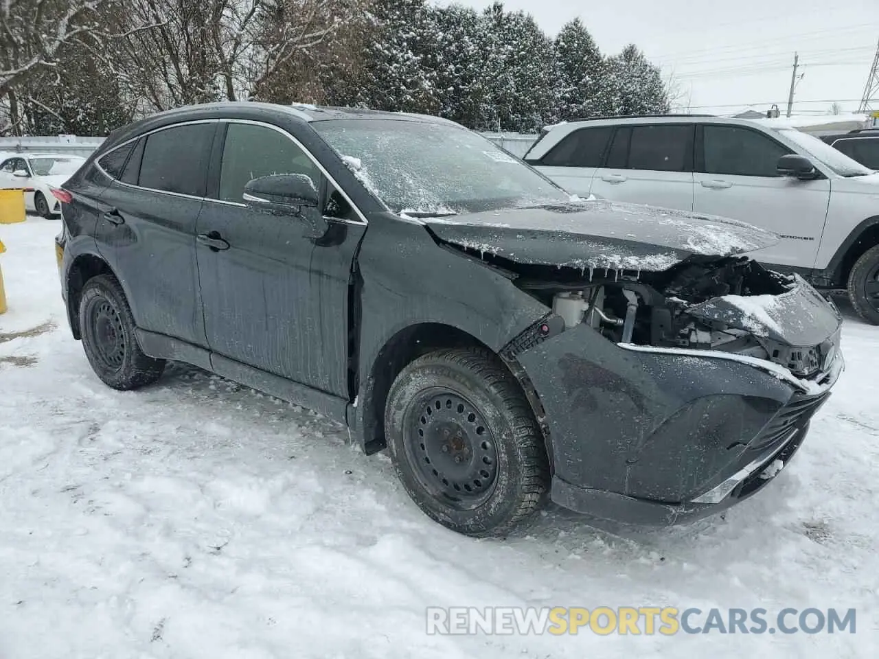 4 fotografías del automóvil dañado JTEAAAAH0NJ094485 TOYOTA VENZA 2022