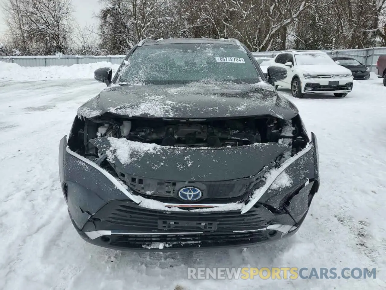 5 fotografías del automóvil dañado JTEAAAAH0NJ094485 TOYOTA VENZA 2022
