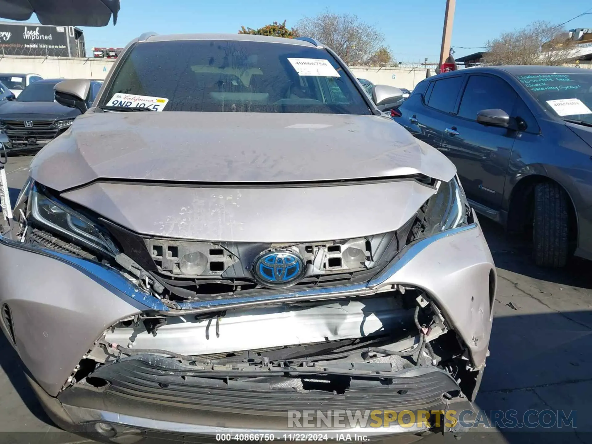 12 fotografías del automóvil dañado JTEAAAAH0NJ094969 TOYOTA VENZA 2022